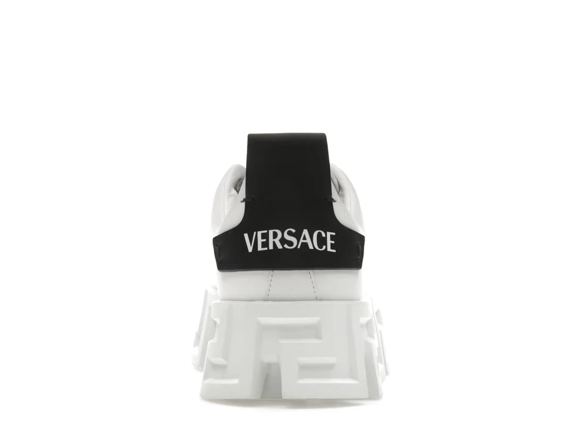 Versace Greca Labyrinth Lace-Up Black White