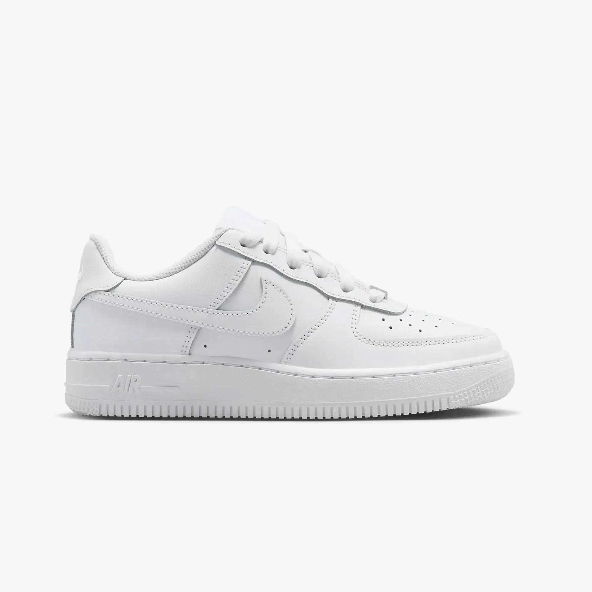 Nike AIR FORCE 1 LE (GS) { WHITE/WHITE-WHITE-WHITE
