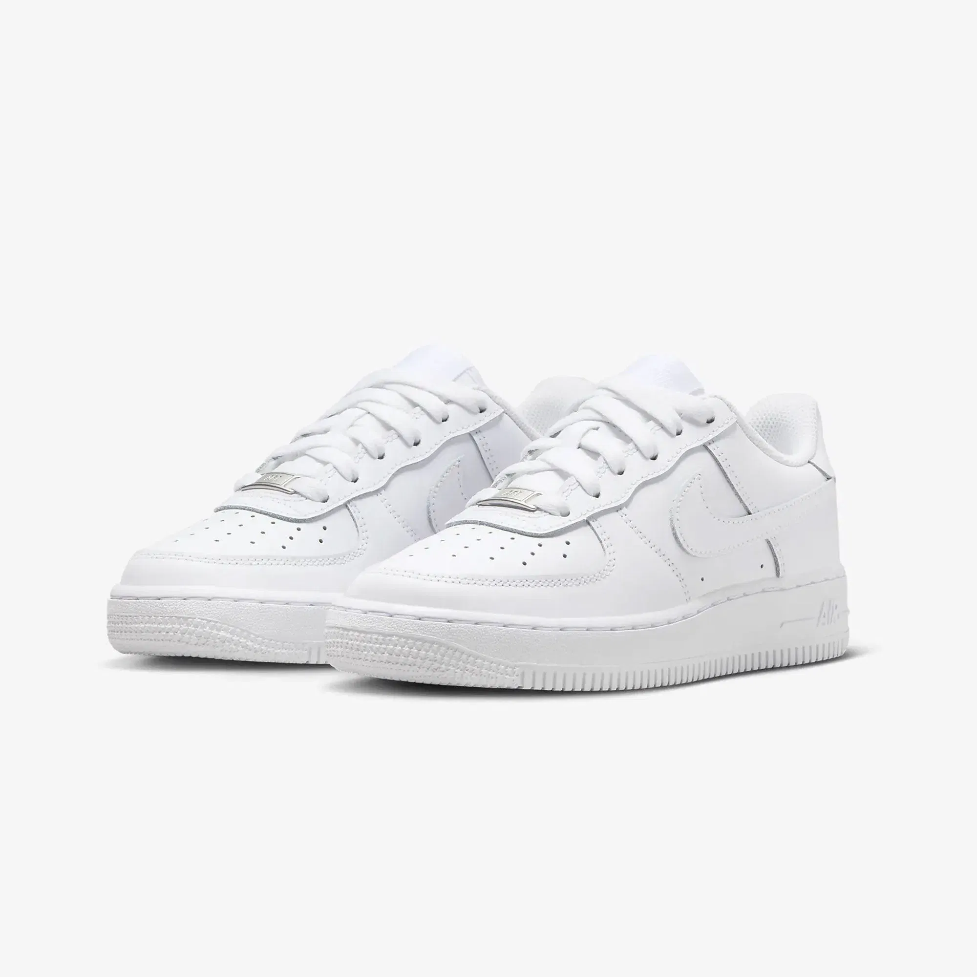Nike AIR FORCE 1 LE (GS) { WHITE/WHITE-WHITE-WHITE