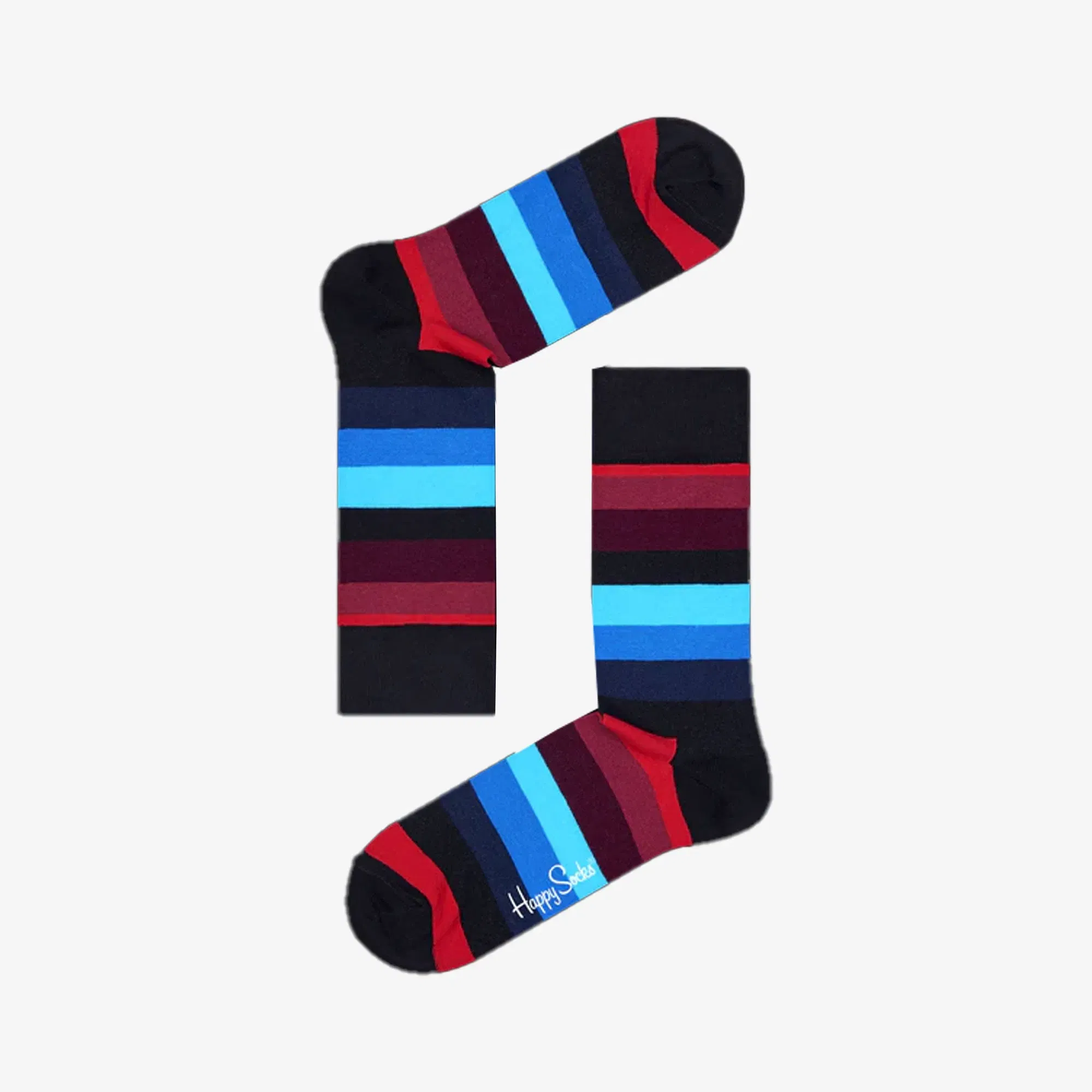 Happy Socks STRIPE SOCK { MULTI/BLACK