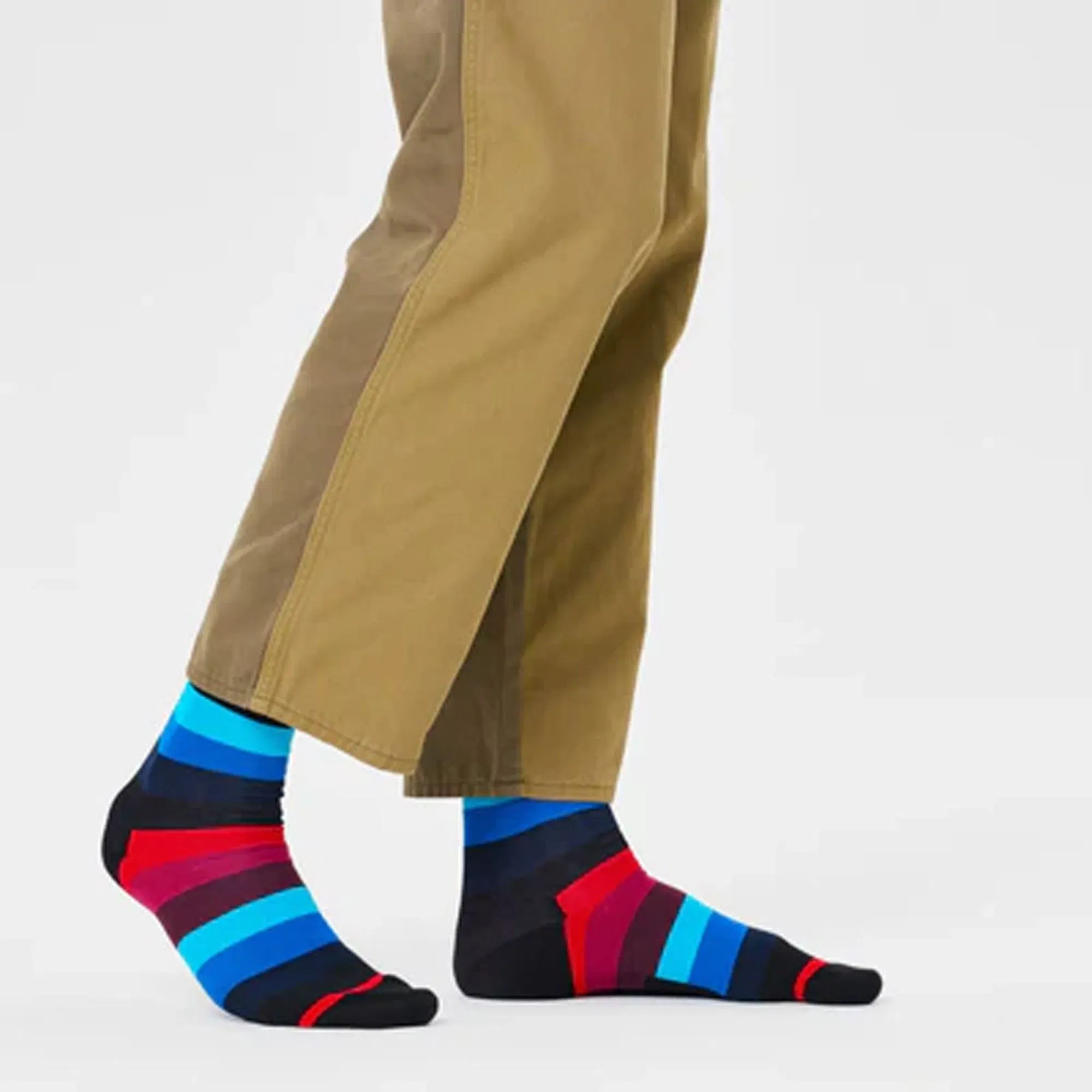 Happy Socks STRIPE SOCK { MULTI/BLACK