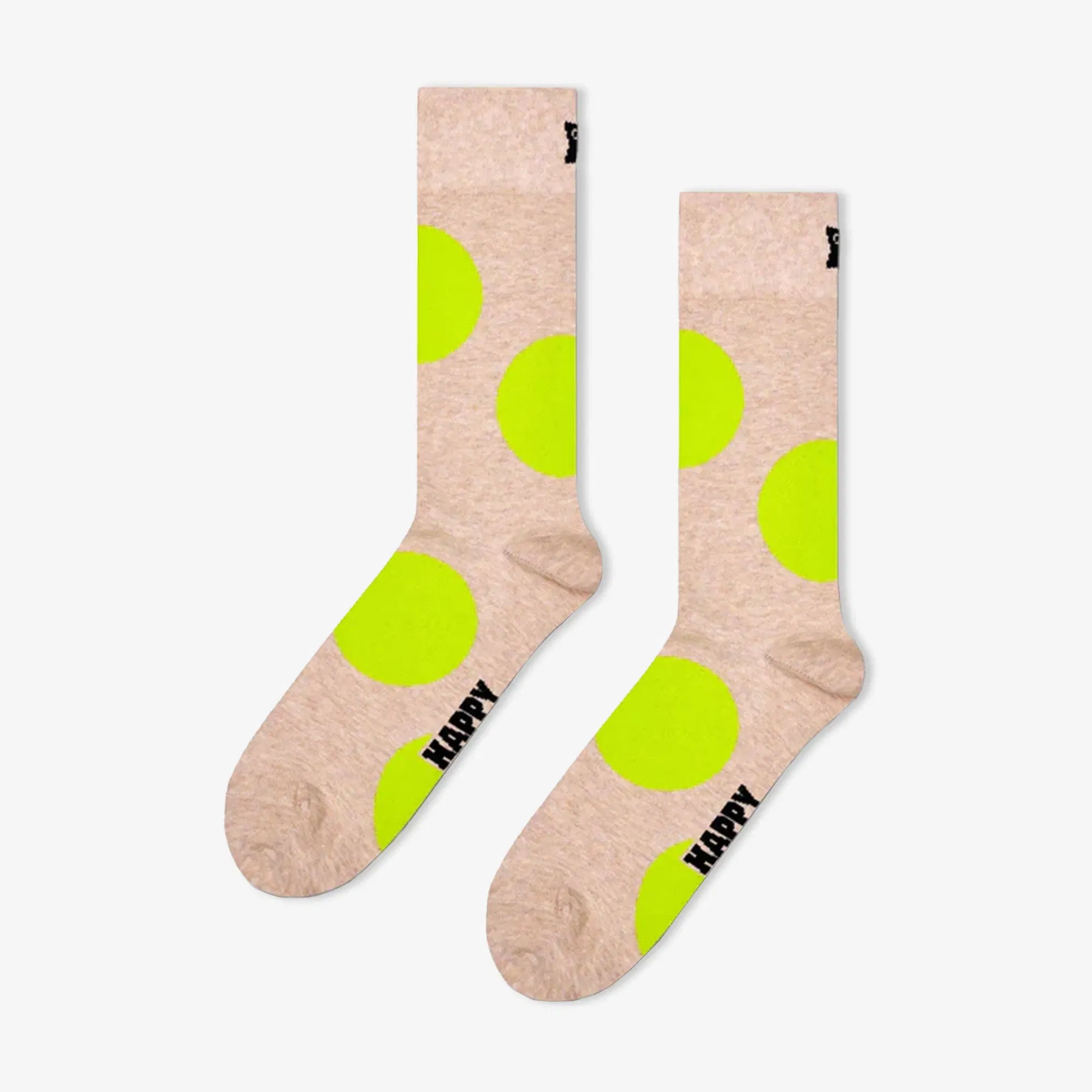 Happy Socks JUMBO DOT SOCK { BEIGE