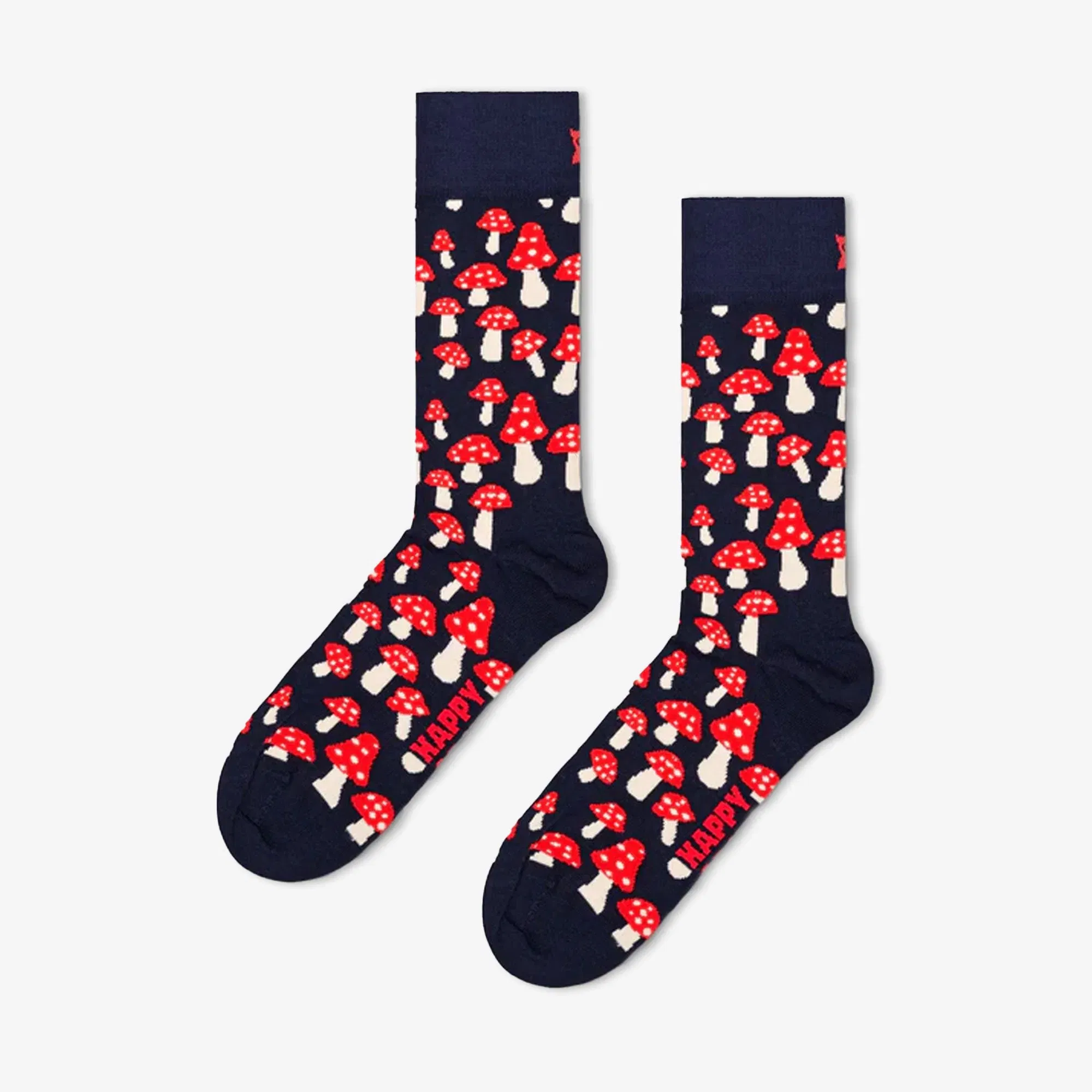 Happy Socks MUSHROOM SOCK { NAVY