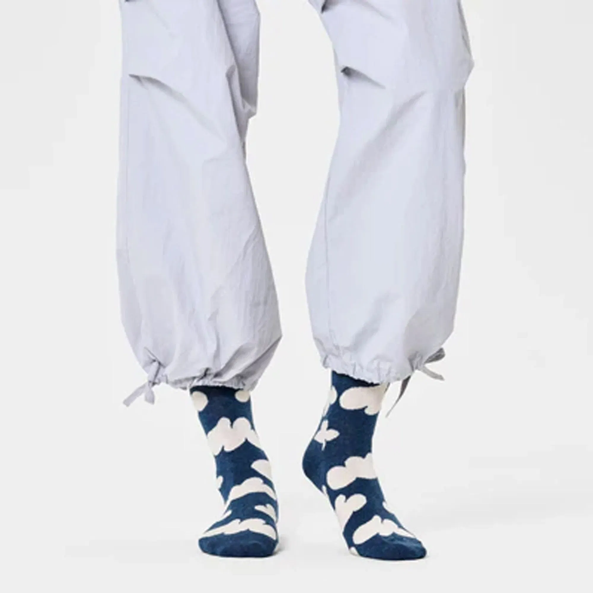 Happy Socks CLOUDY SOCK { NAVY