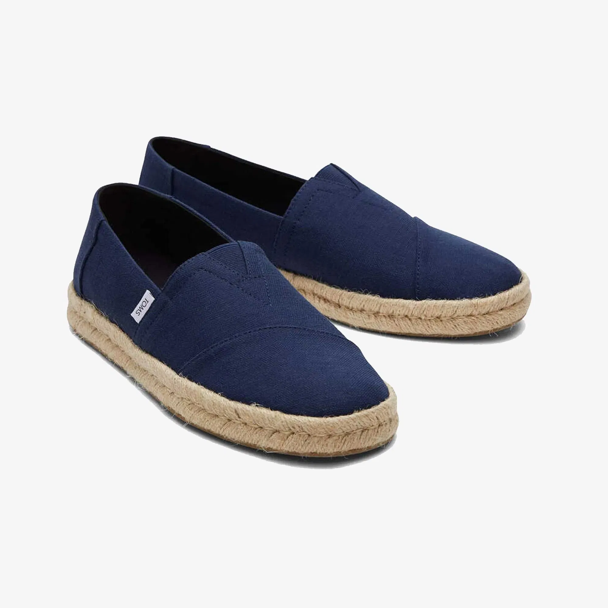 Toms JUTE WRAP ESPADRILLES { NAVY