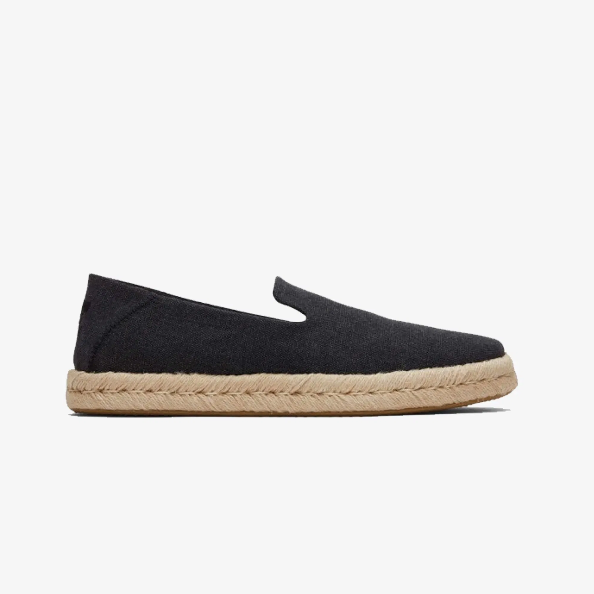 Toms SANTIAGO JUTE-WRAPPED { BLACK