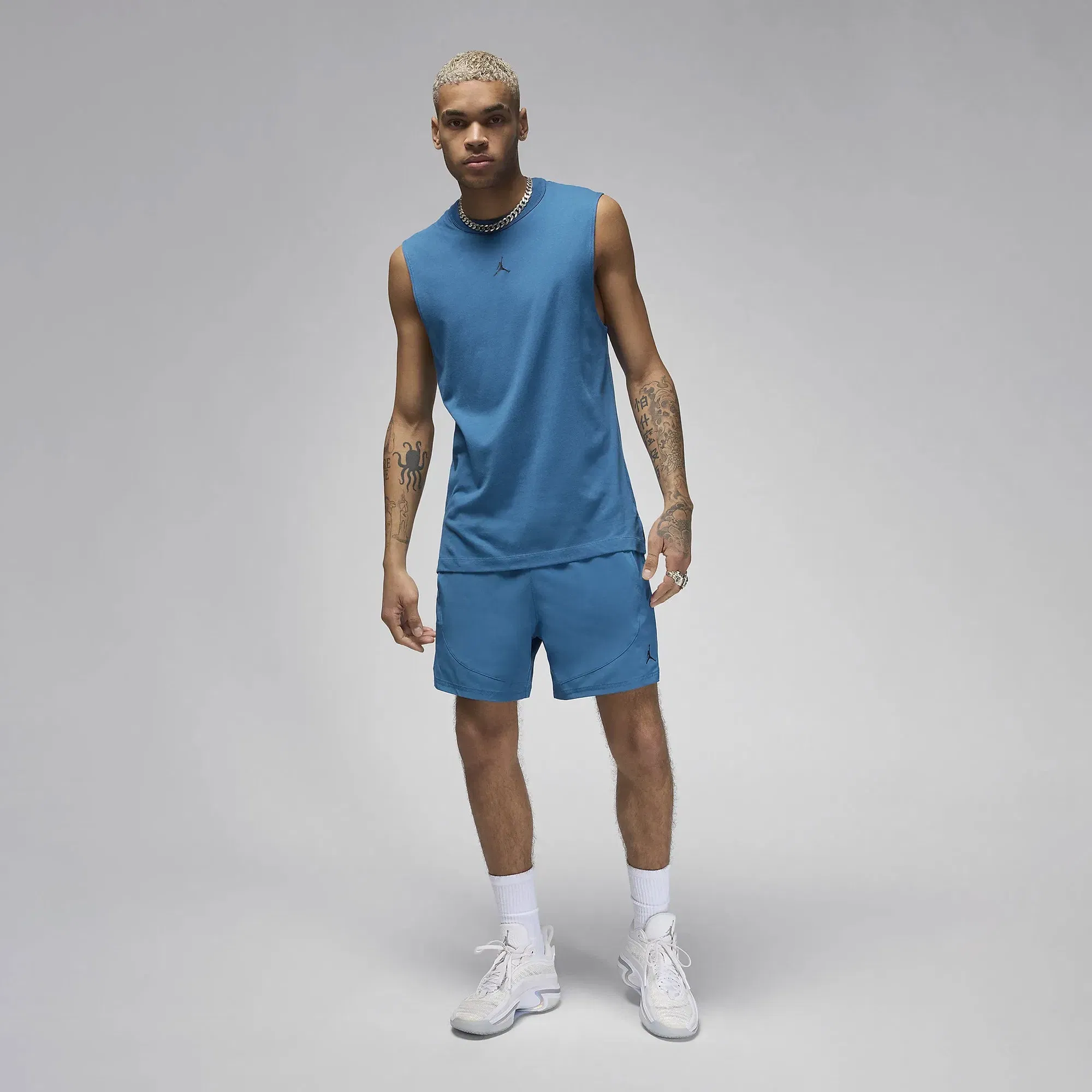 Jordan DRI-FIT SPORT WOVEN SHORTS { INDUSTRIAL BLUE/BLACK