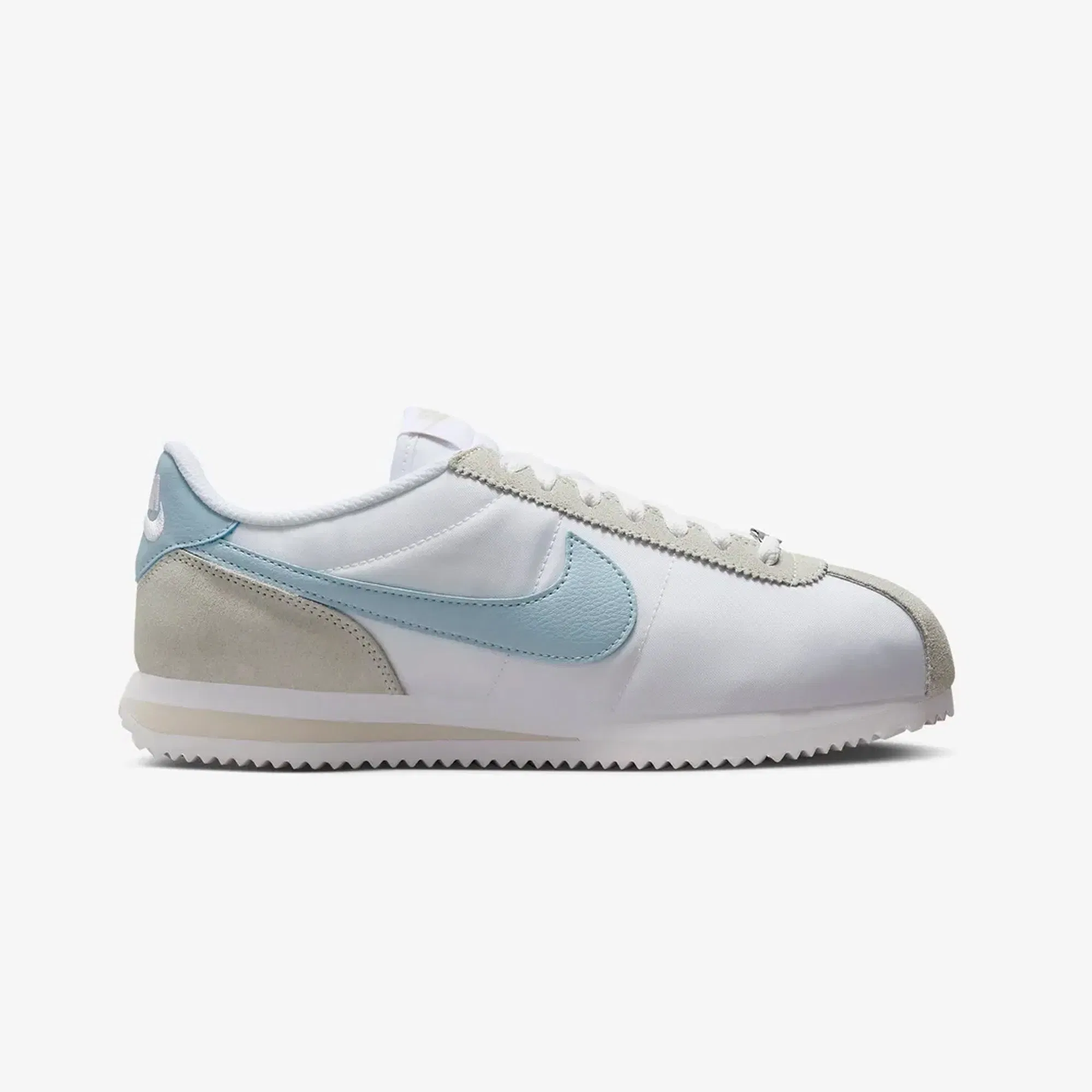 Nike CORTEZ { WHITE/LT ARMORY BLUE-LT OREWOOD BRN