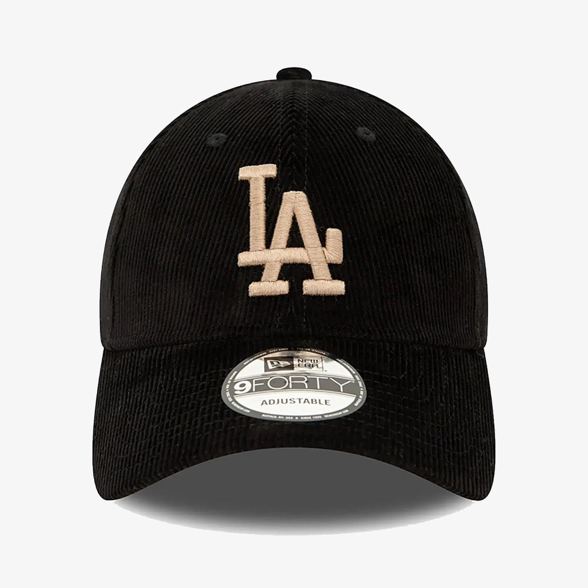 New Era LA DODGERS MLB CORD 9FORTY ADJUSTABLE CAP { BLACK