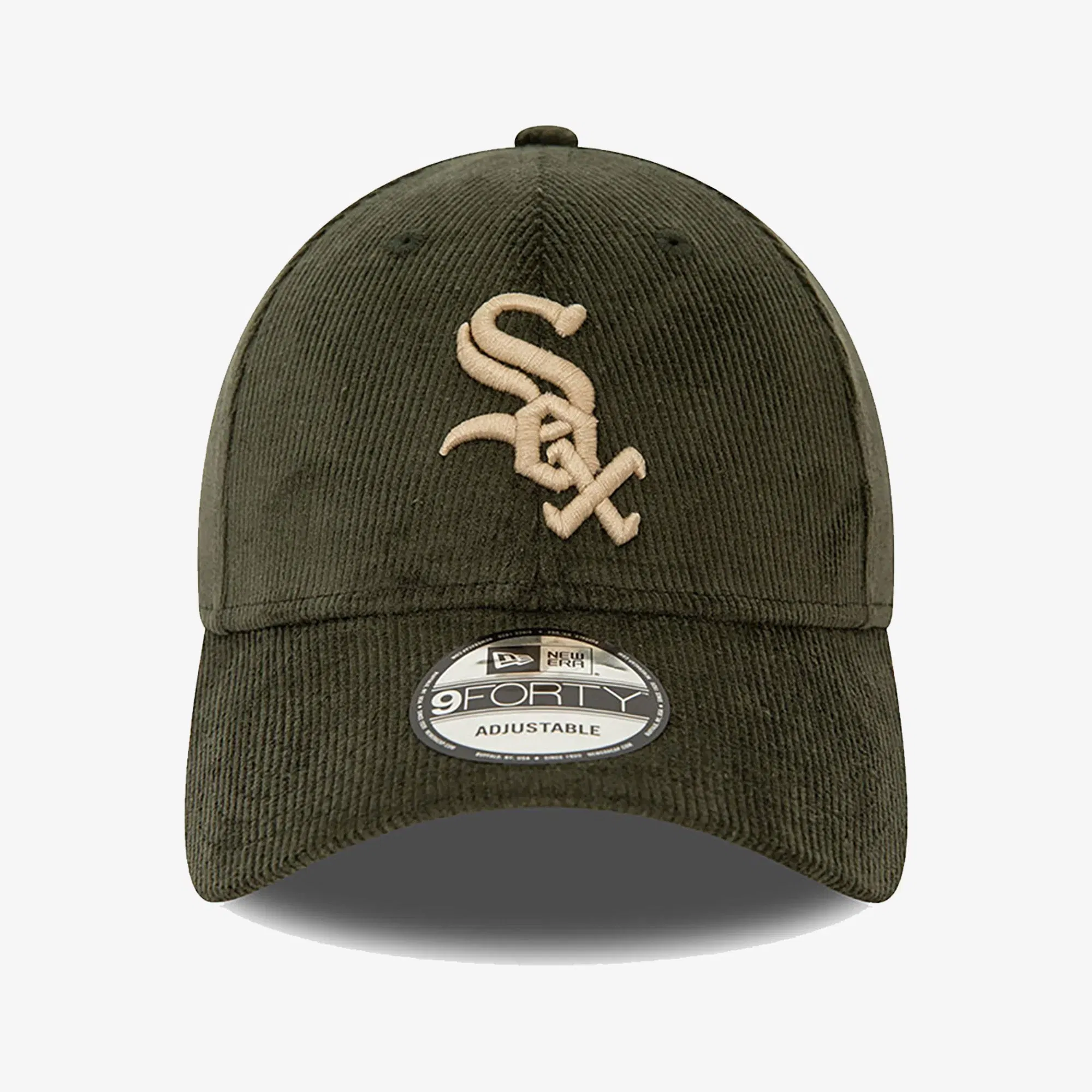 New Era CHICAGO WHITE SOX MLB CORD 9FORTY ADJUSTABLE CAP { GREEN