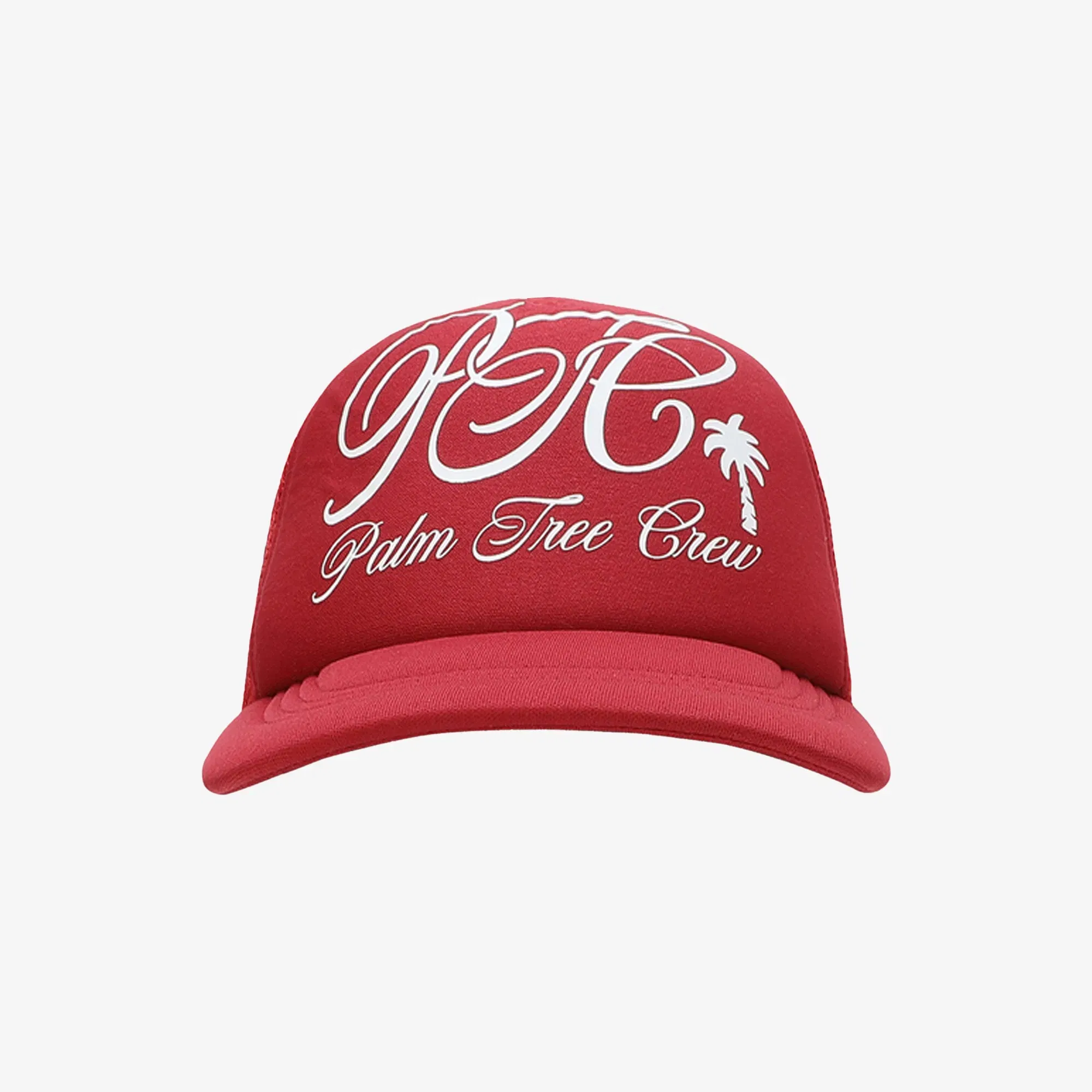 Puma X PALM TREE CREW TRUCKER CAP { DARK RED