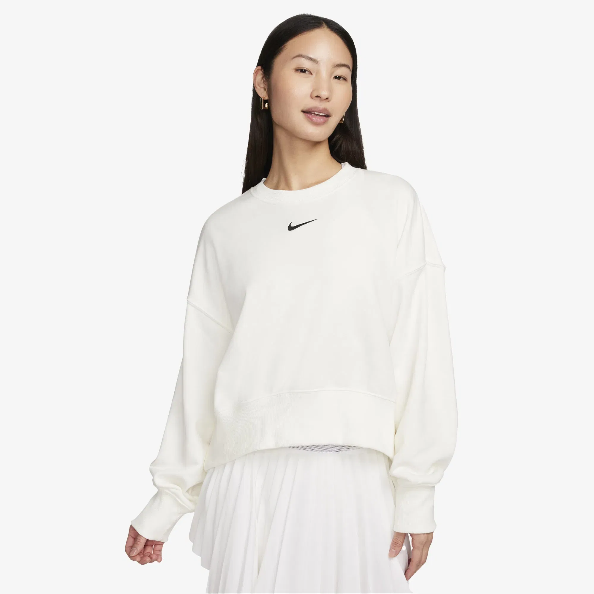 Nike SPORTSWEAR PHOENIX FLEECE { SAIL/BLACK