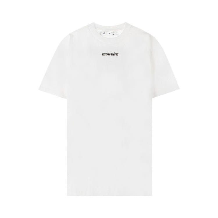Off-White Blue Marker White Blue Oversized T-Shirt
