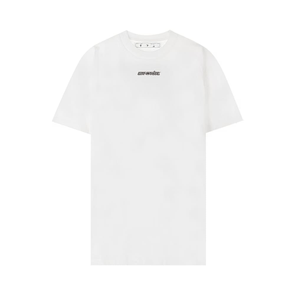 Off-White Blue Marker White Blue Oversized T-Shirt