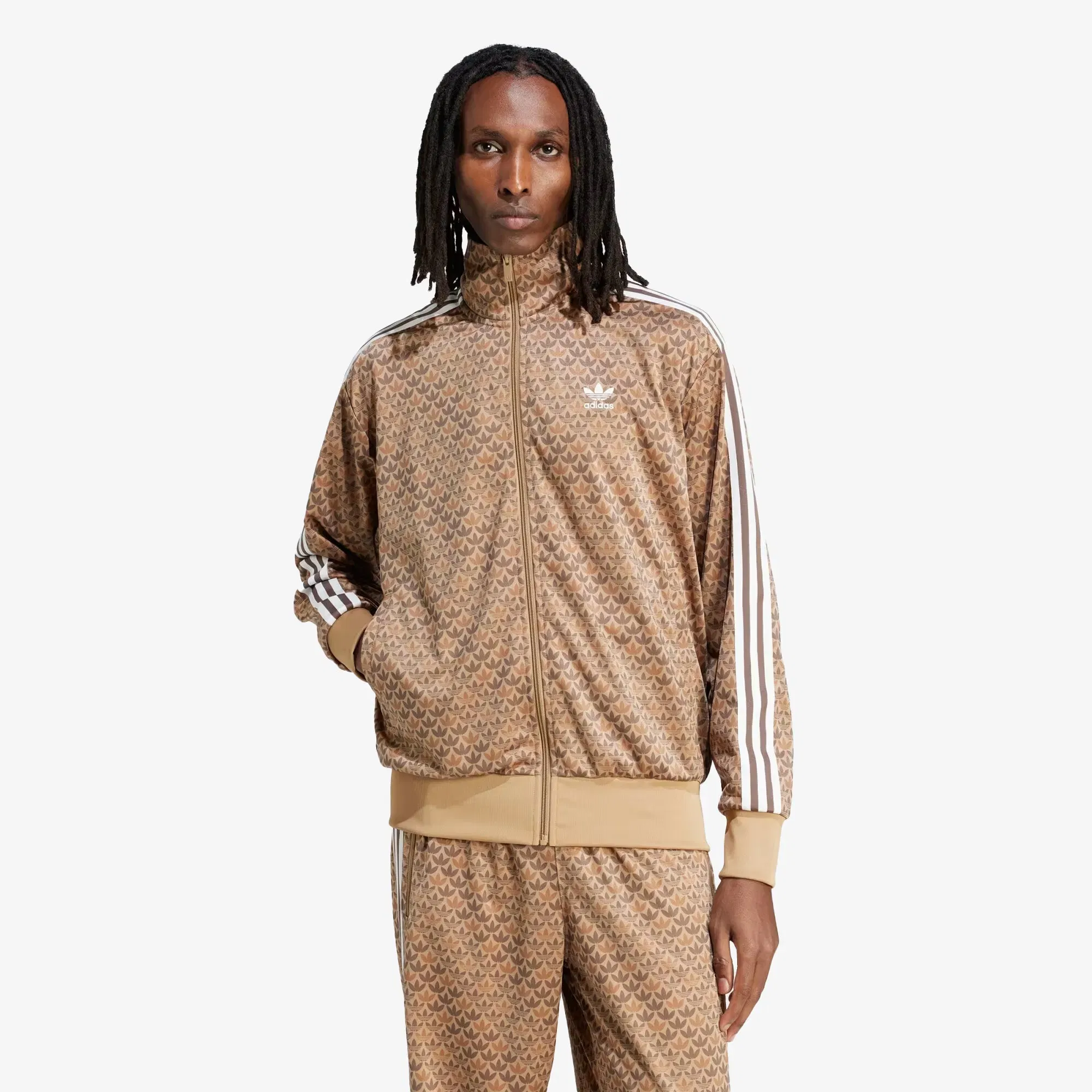 Adidas Originals FIREBIRD CLASSIC MONO TRACK TOP { EARTH STRATA