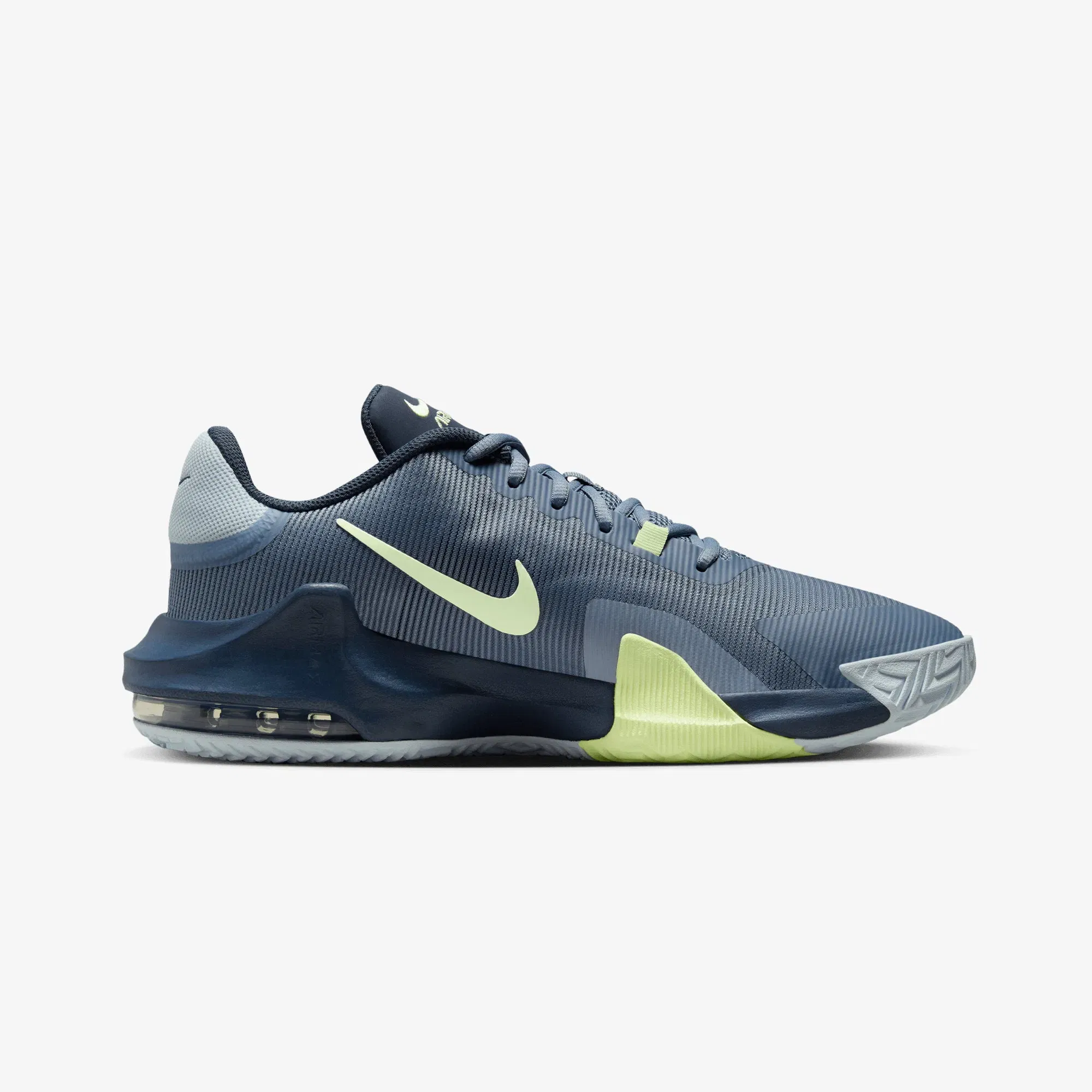 Nike IMPACT 4 { ASHEN SLATE/BARELY VOLT-THUNDER BLUE