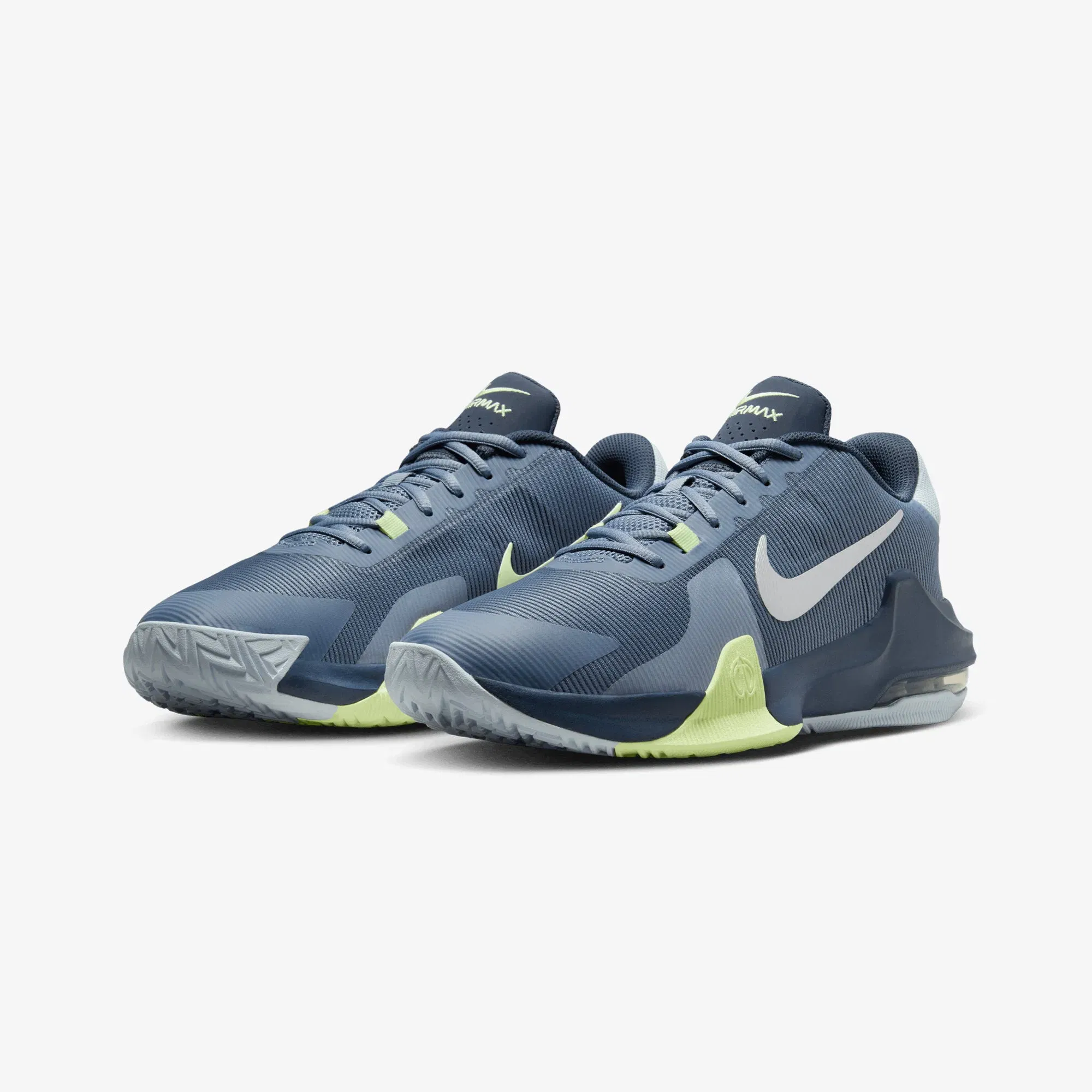 Nike IMPACT 4 { ASHEN SLATE/BARELY VOLT-THUNDER BLUE