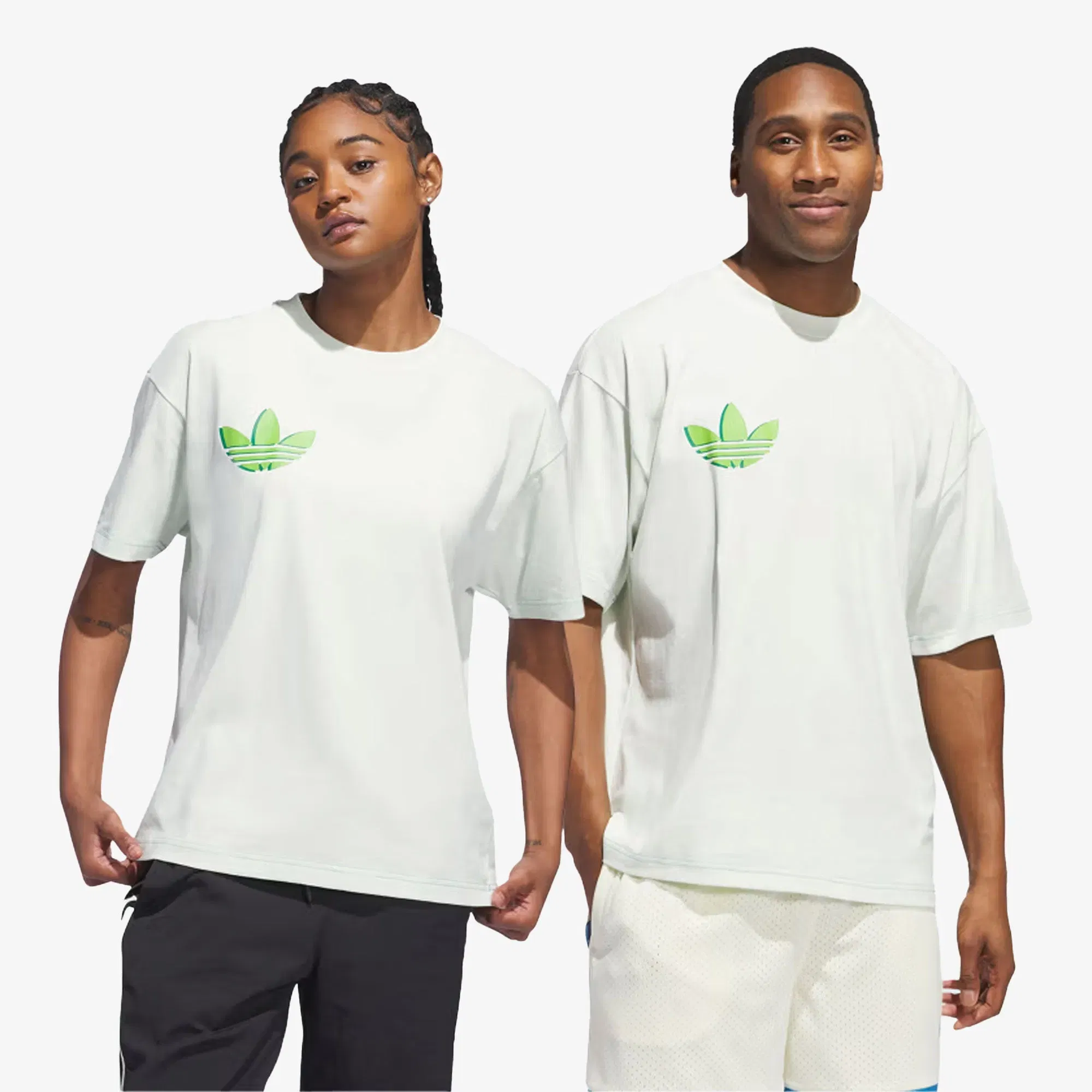 Adidas Originals HOOP YORK CITY T-Shirt (GENDER NEUTRAL) { CRYSTAL JADE
