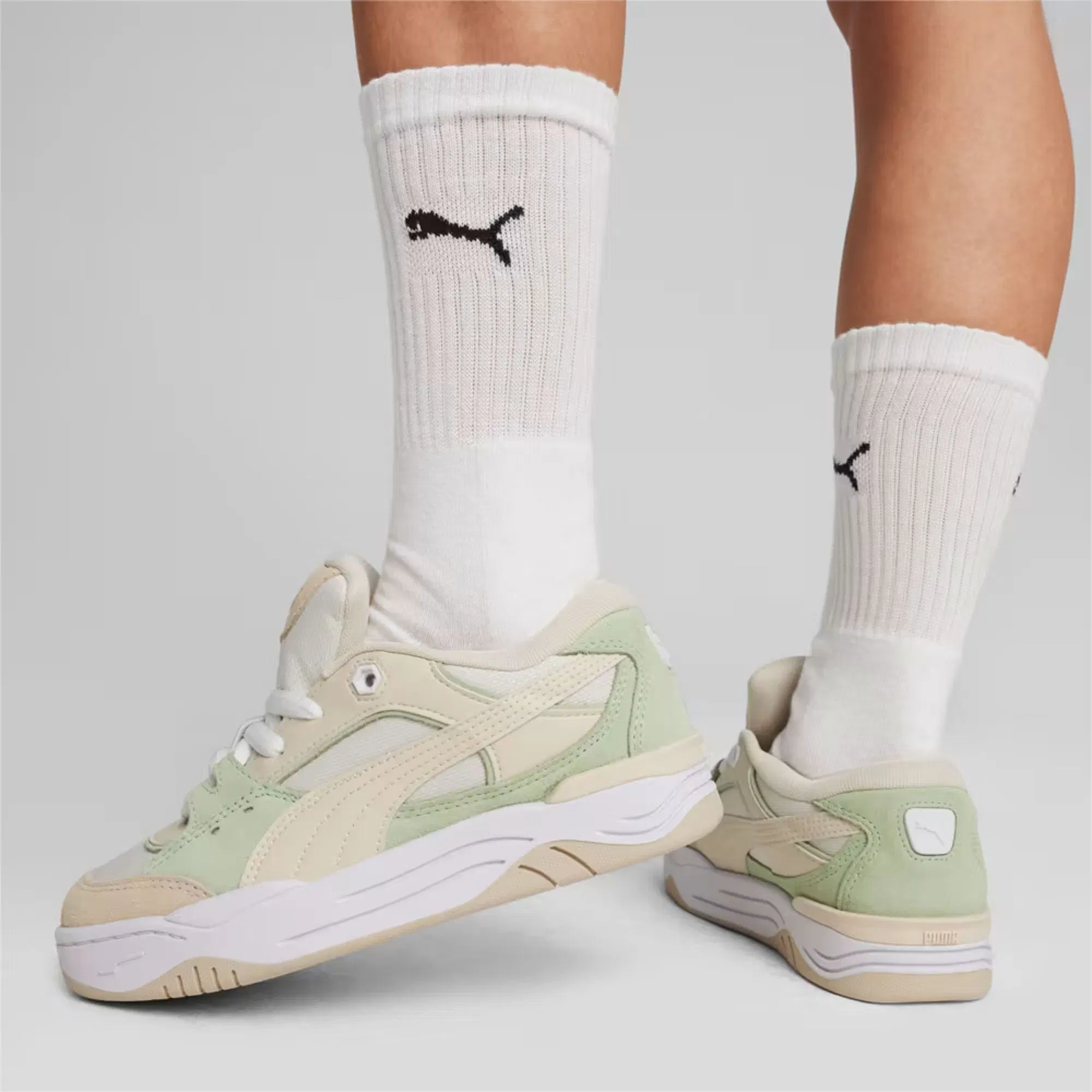 Puma P-180 { FROSTED IVORY-FRESH MINT