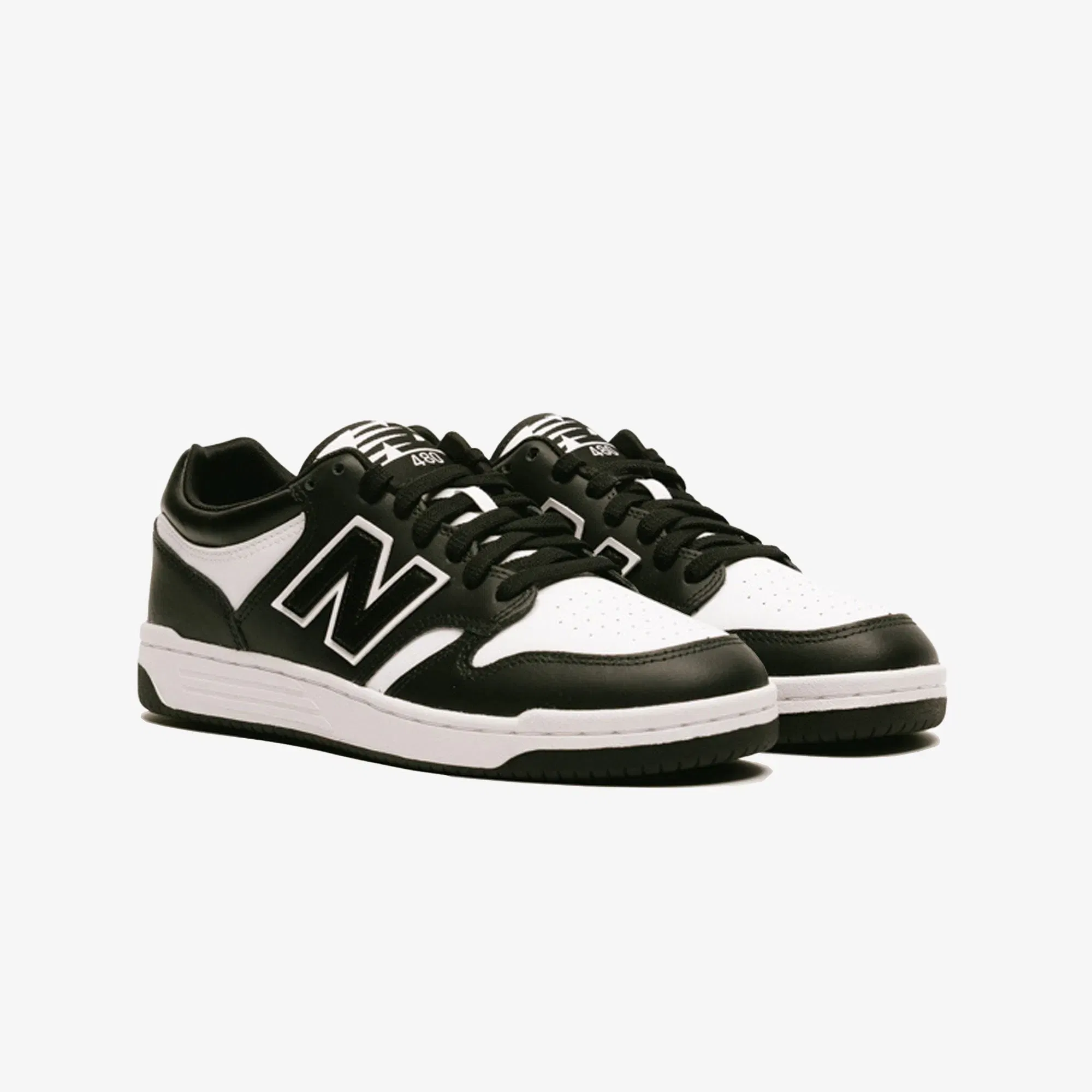 New Balance BB480 LBA { BLACK/WHITE