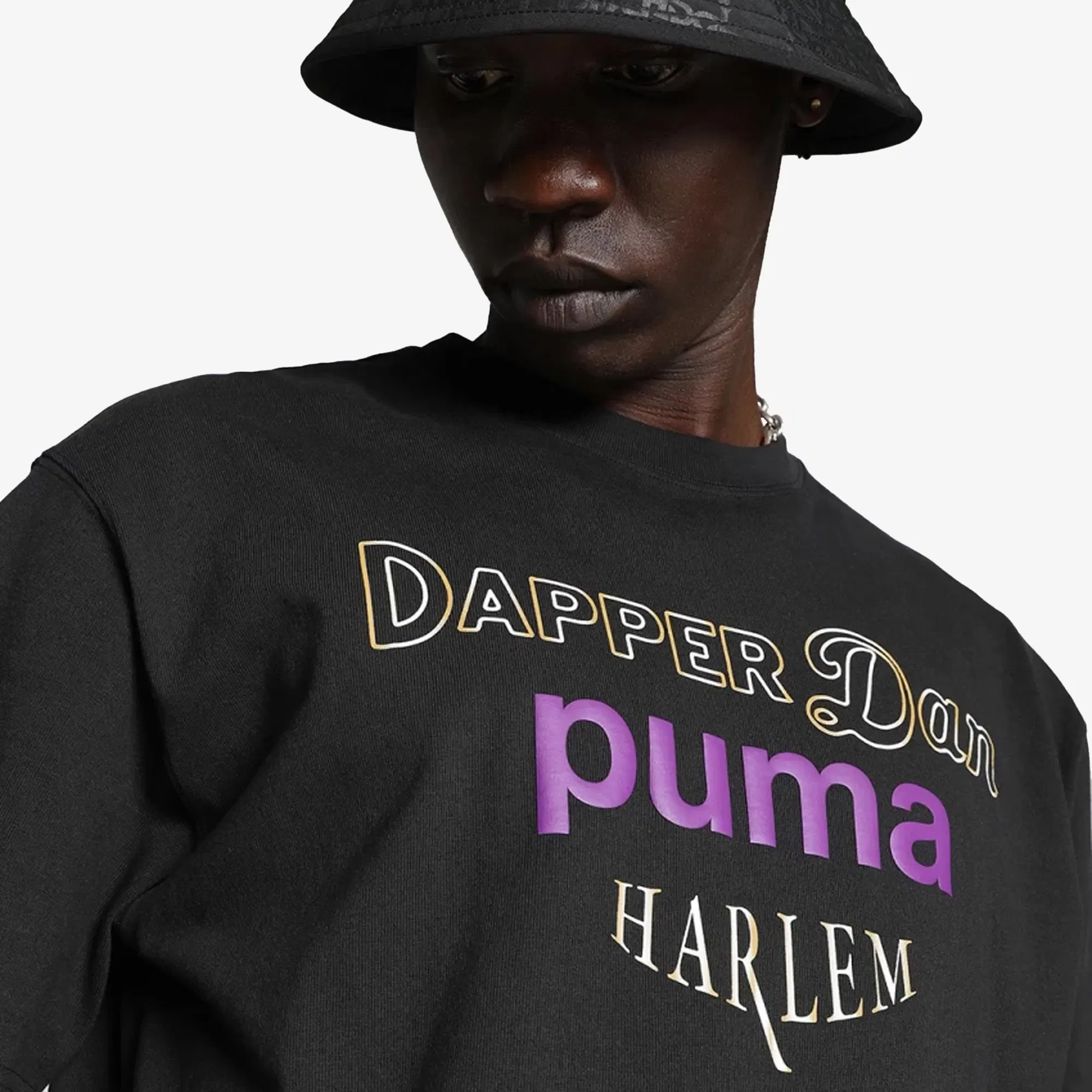Puma x DAPPER DAN CREW-NECK T-SHIRT { BLACK