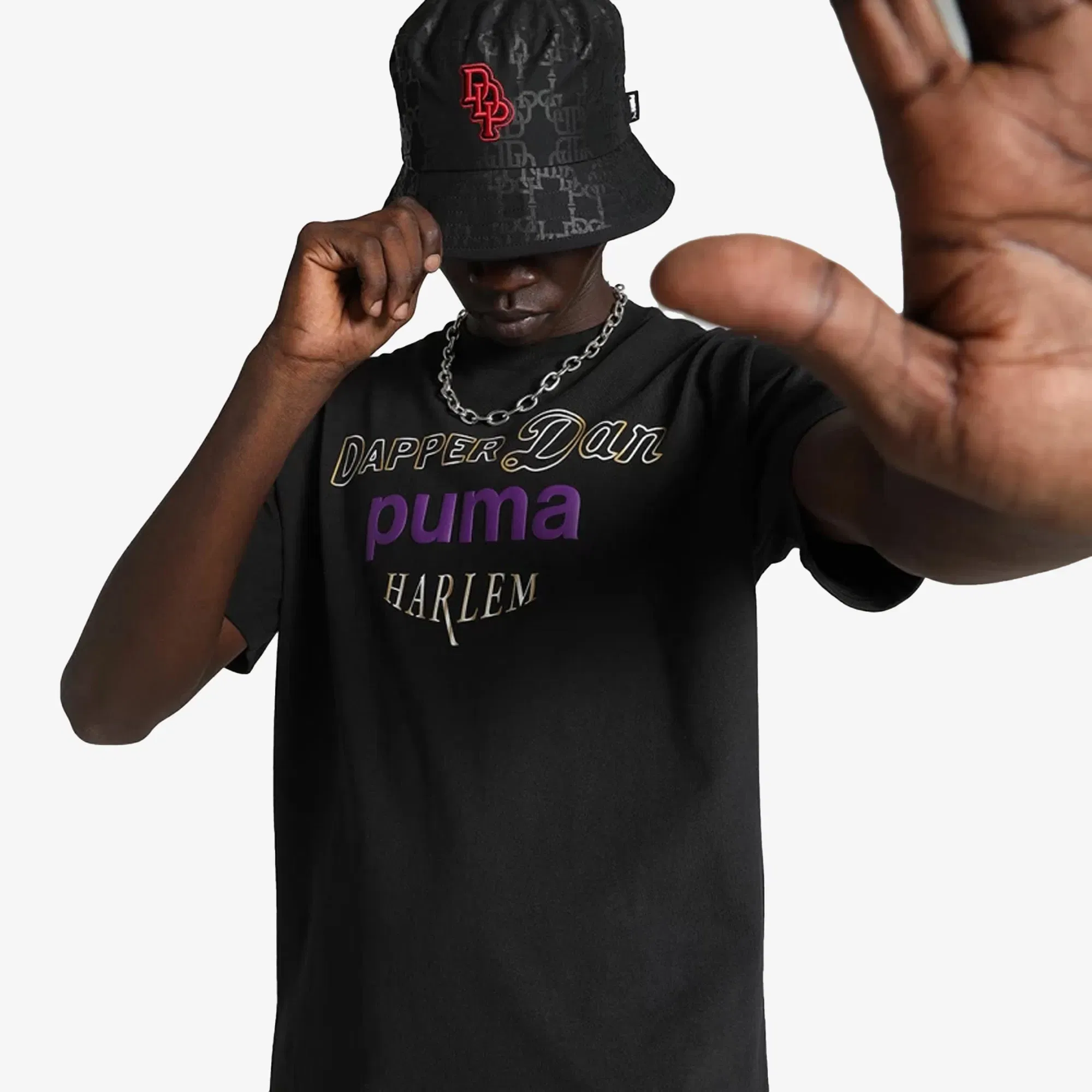 Puma x DAPPER DAN CREW-NECK T-SHIRT { BLACK