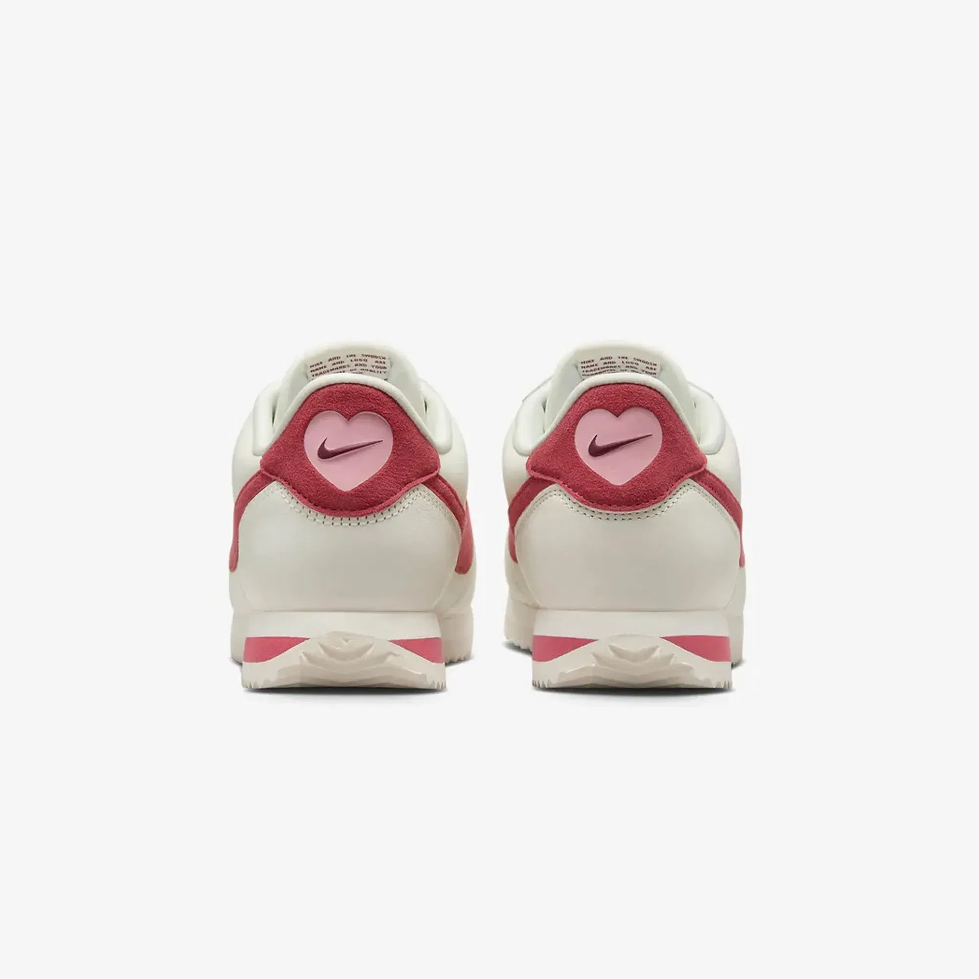 Nike CORTEZ SE { SAIL/ADOBE-MED SOFT PINK-TEAM RED