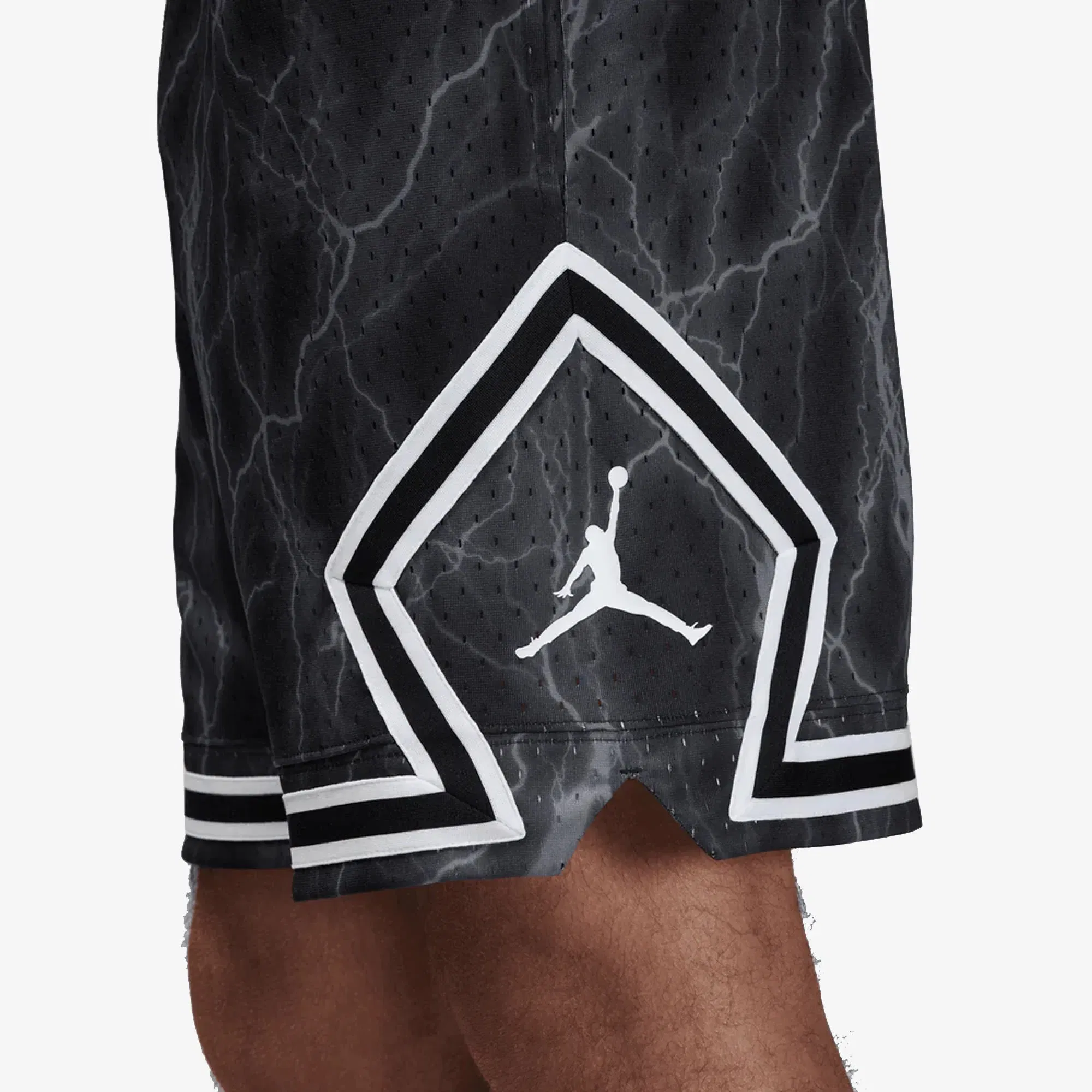 Jordan DRI-FIT SPORT DIAMOND SHORTS { BLACK/WHITE/WHITE