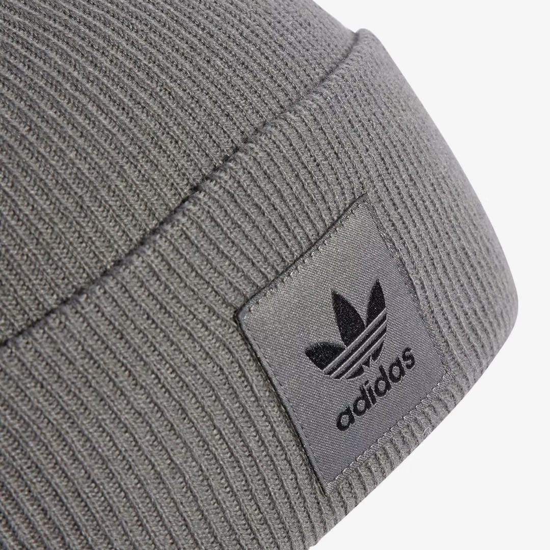 Adidas Originals ADICOLOR CUFF BEANIE { GREY FOUR