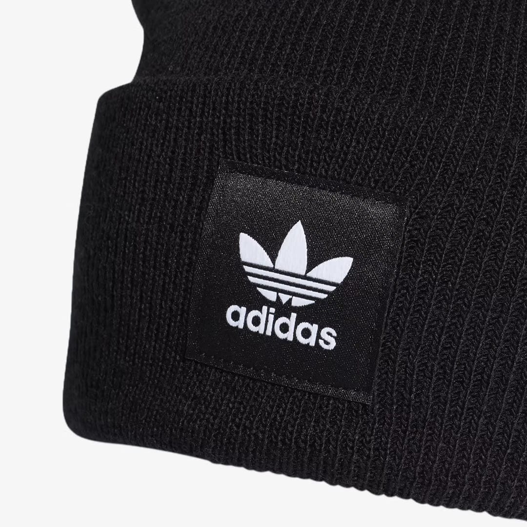 Adidas Originals ADICOLOR CUFF BEANIE { BLACK