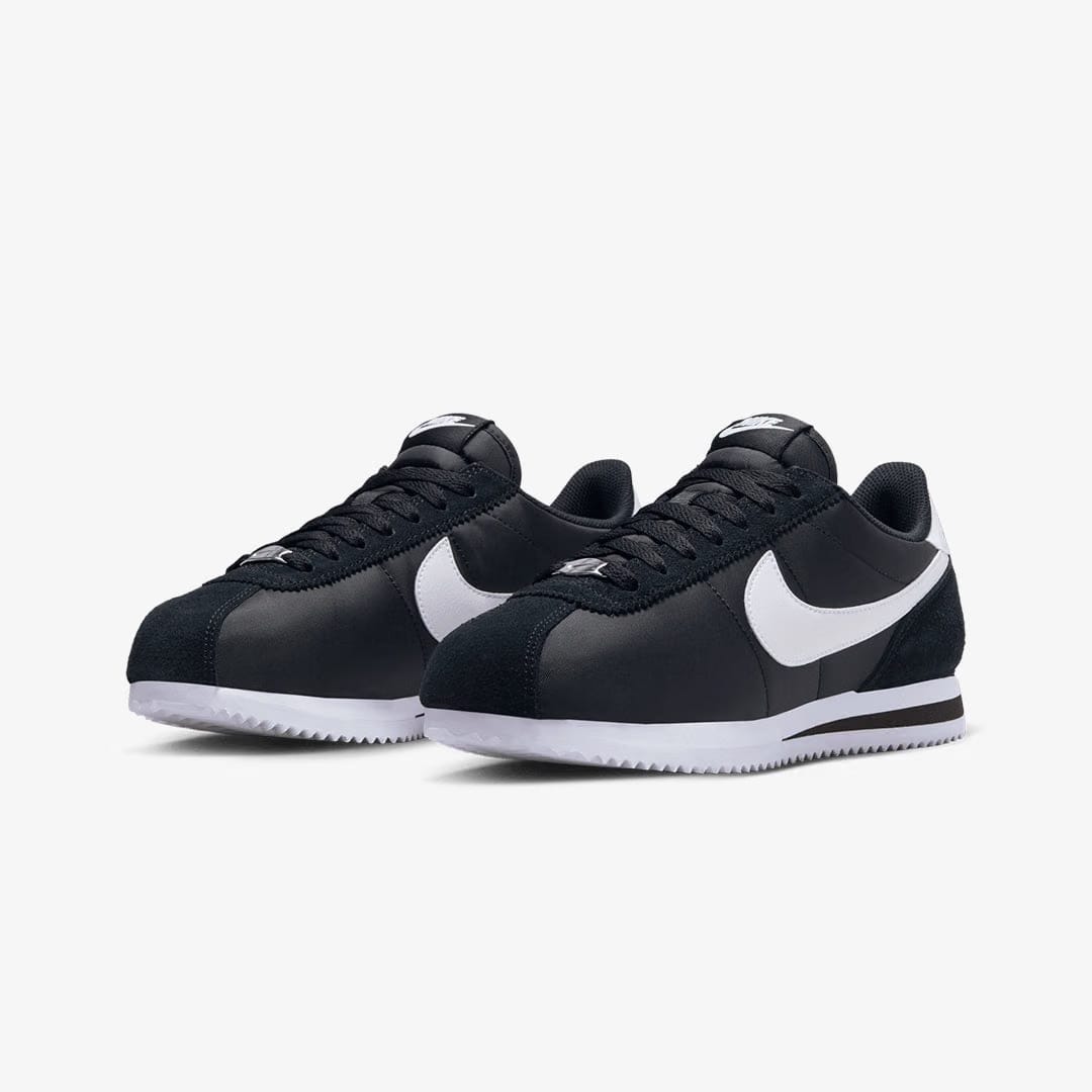 Nike CORTEZ TXT { BLACK/WHITE