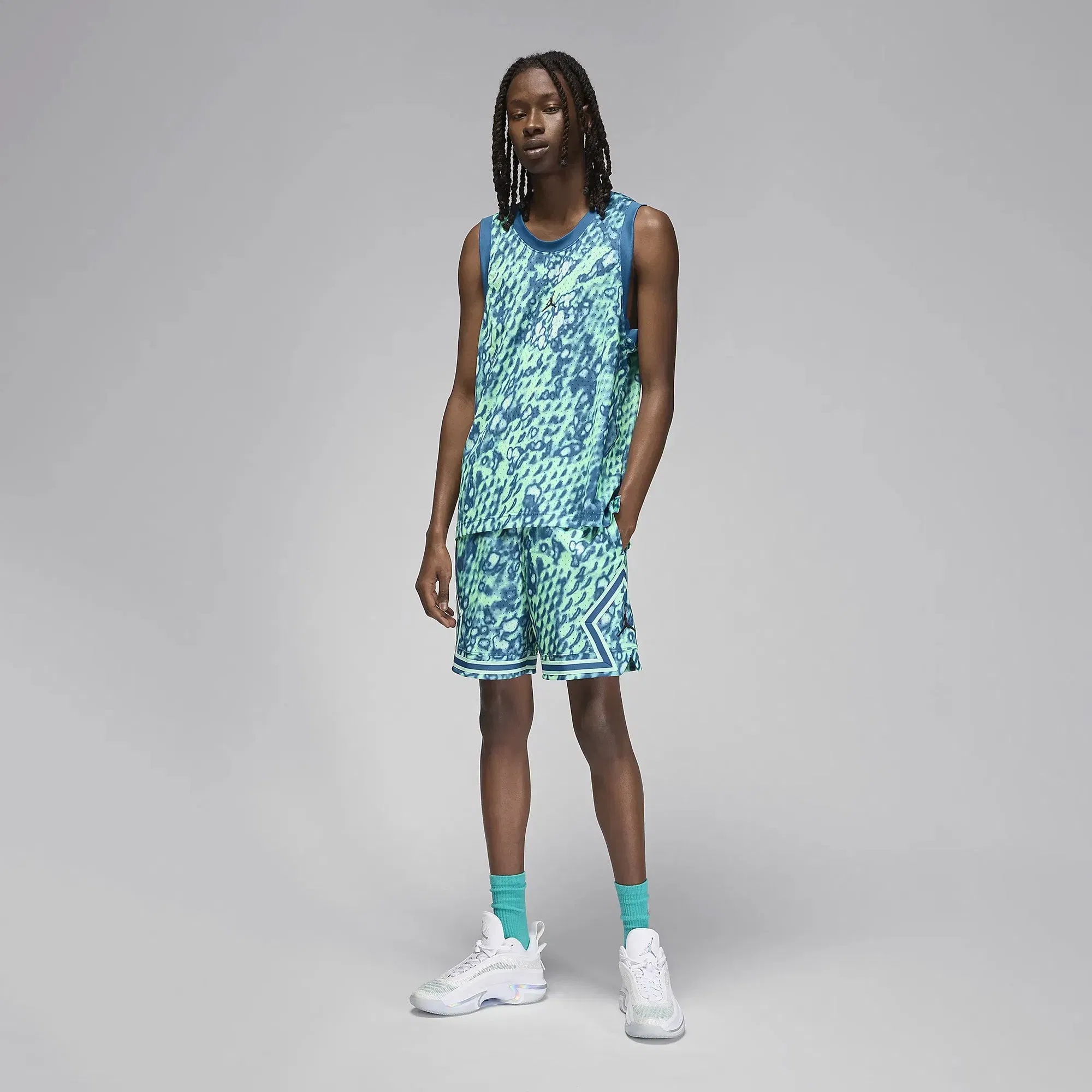 Jordan DIAMOND SHORTS { MINT FOAM/BLACK
