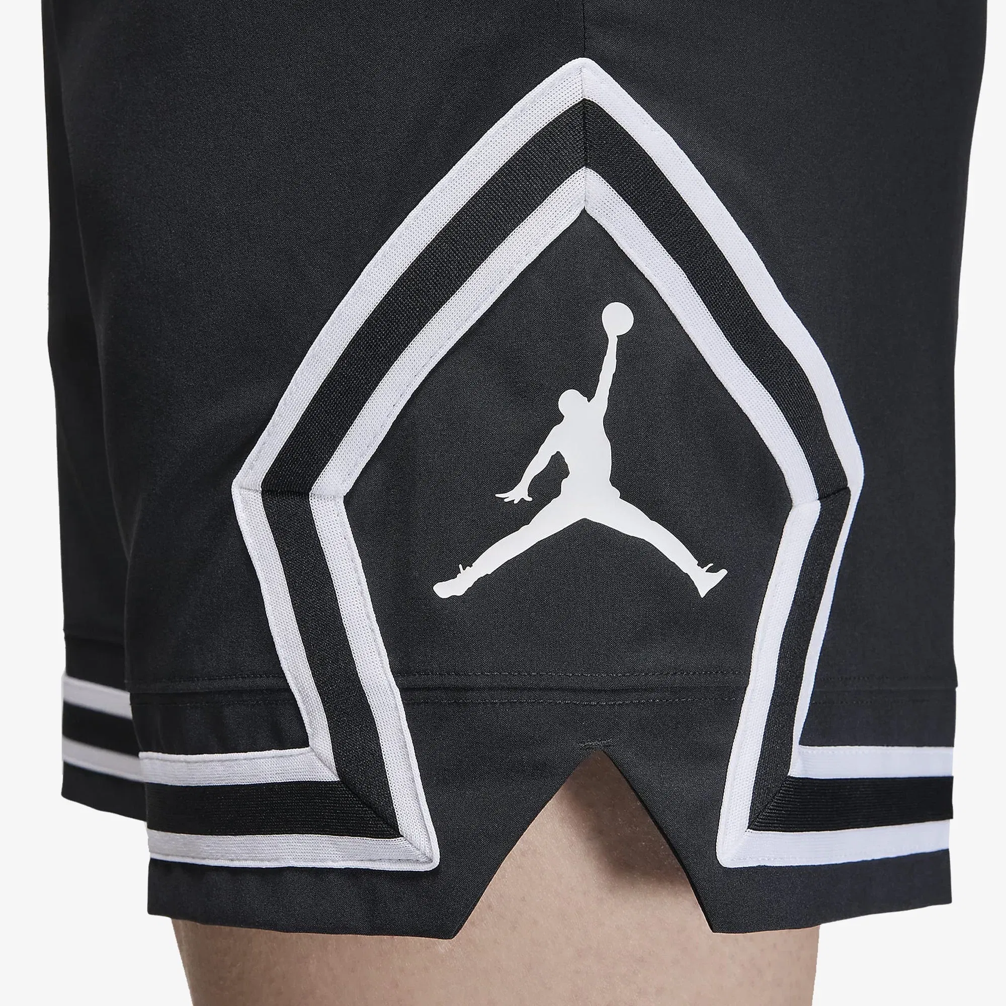 Jordan DRI-FIT WOVEN DIAMOND SHORTS { BLACK/WHITE/WHITE