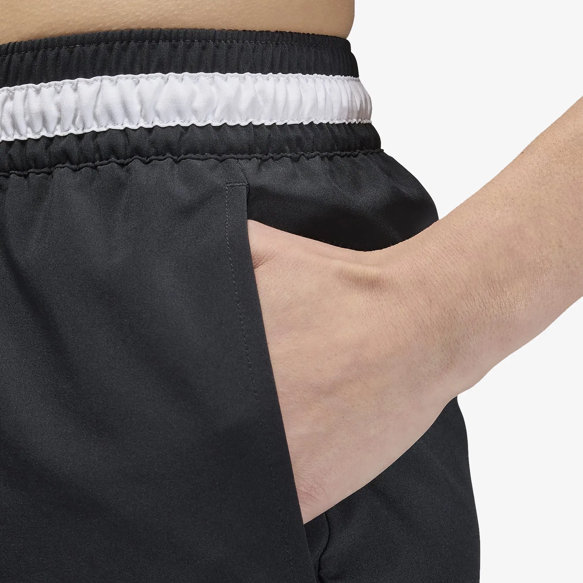 Jordan DRI-FIT WOVEN DIAMOND SHORTS { BLACK/WHITE/WHITE