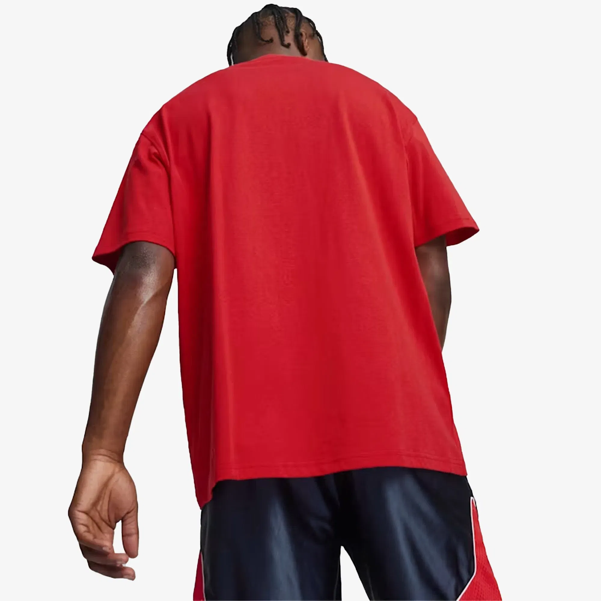 Puma SHOWTIME BASKETBALL T-SHIRT { RED