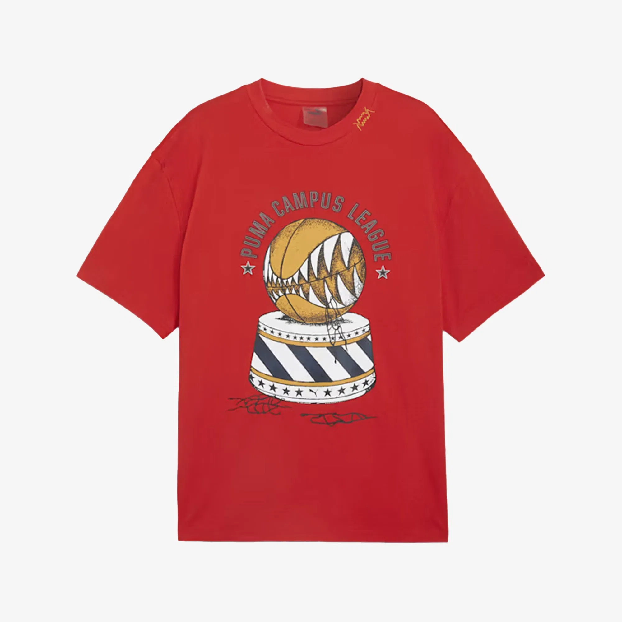 Puma SHOWTIME BASKETBALL T-SHIRT { RED