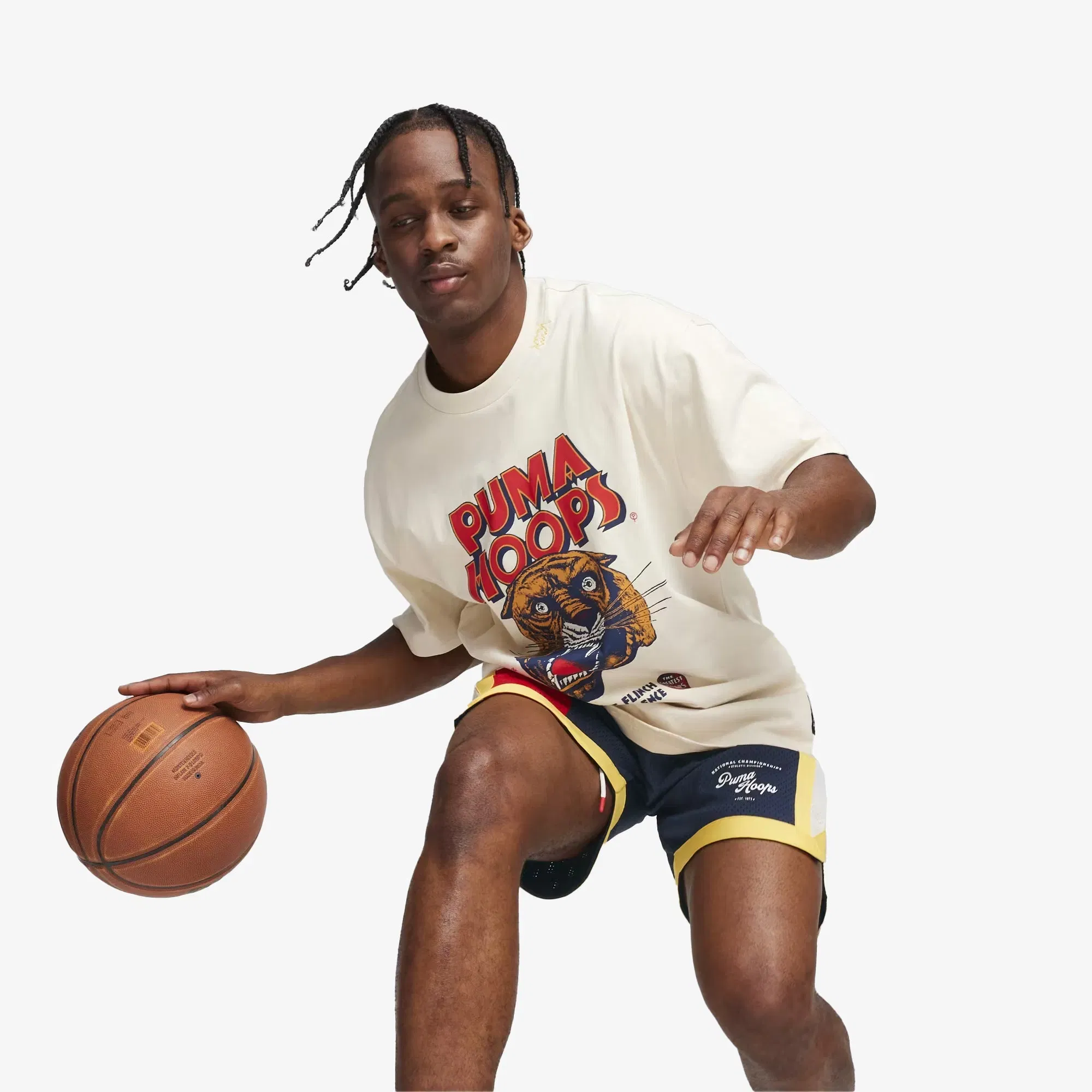 Puma HOOPS SHOWTIME T-Shirt { ALPINE SNOW