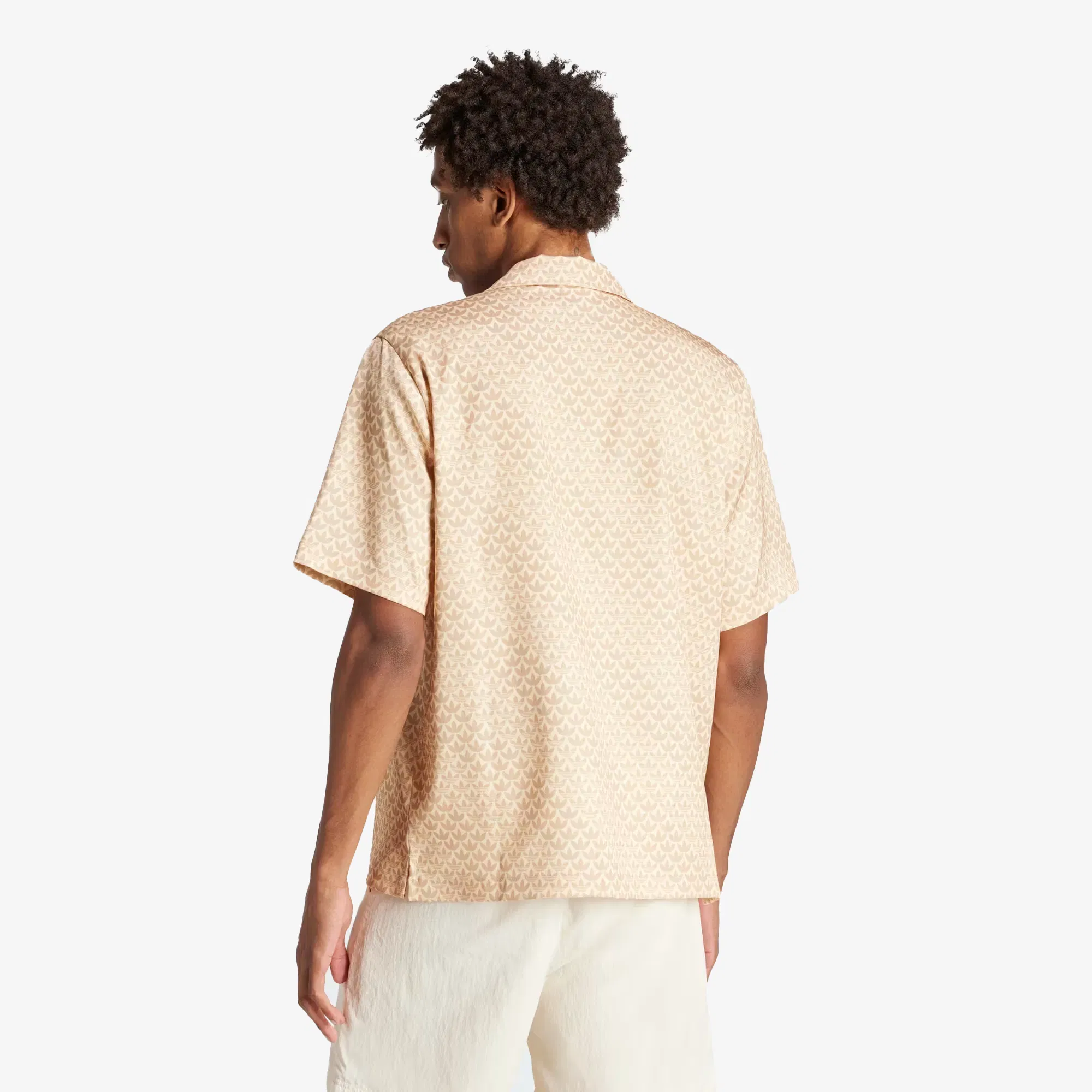 Adidas Originals MONO SATIN SHIRT { CRYSTAL SAND