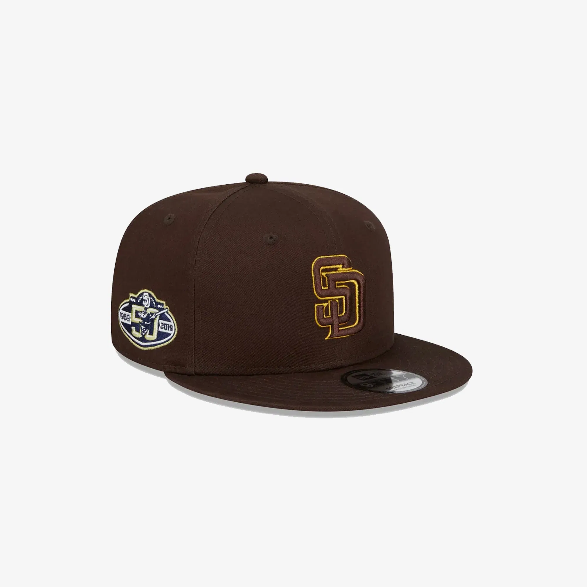 New Era SAN DIEGO PADRES SIDE PATCH BROWN 9FIFTY SNAPBACK CAP { BROWN