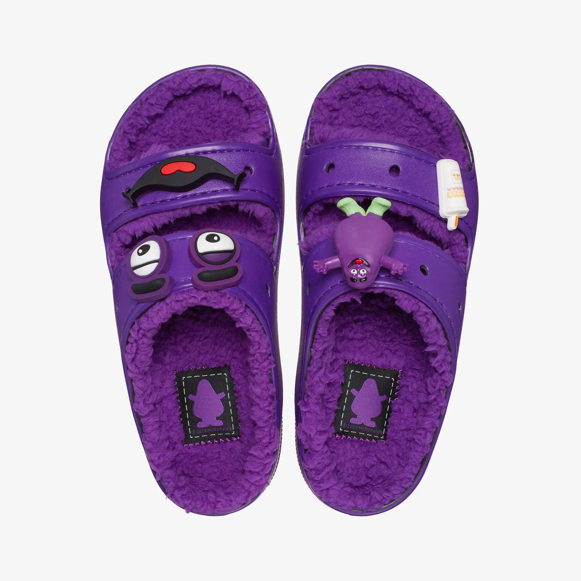 Crocs McD x CROCS COZZZY SANDAL { PURPLE