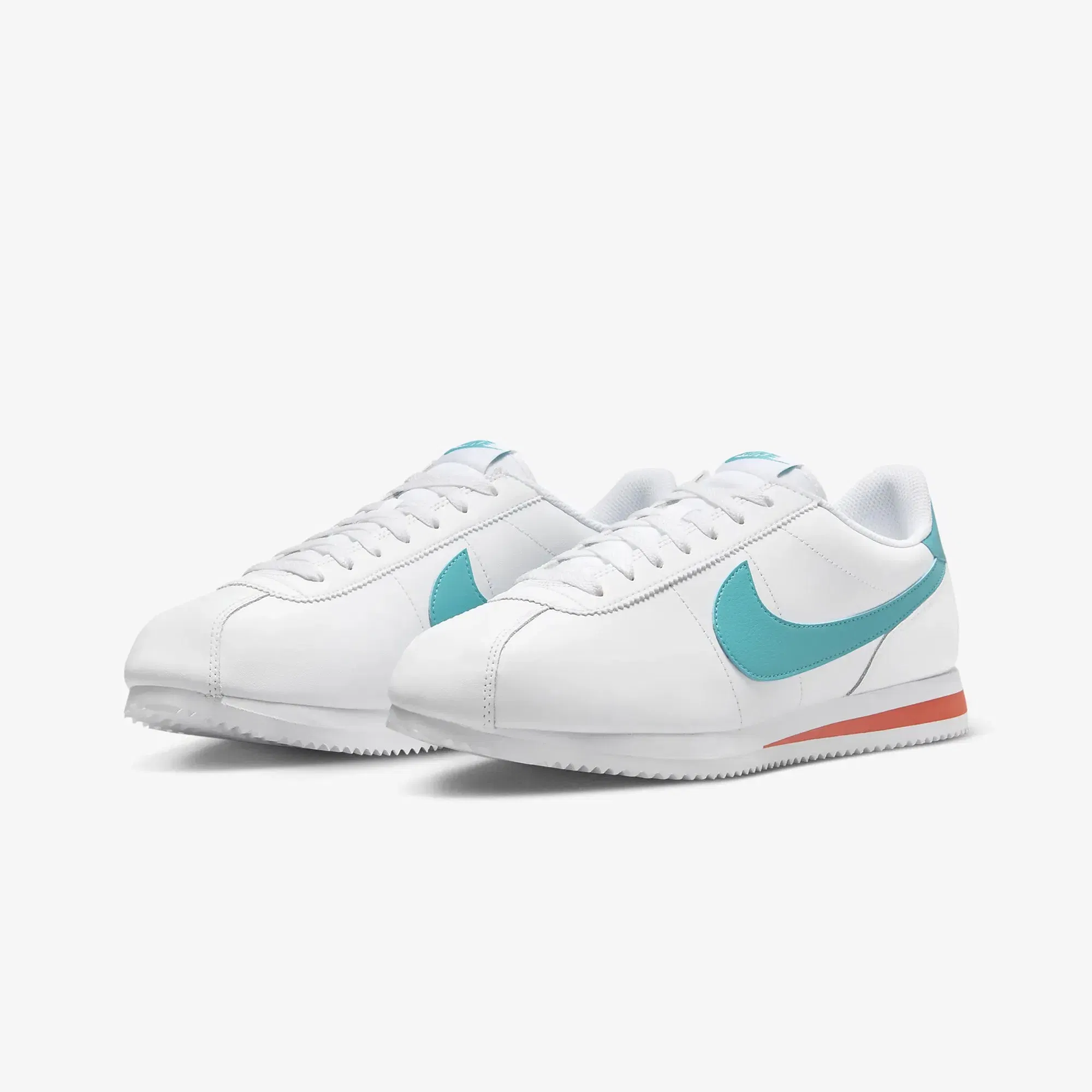 Nike CORTEZ { WHITE/DUSTY CACTUS-COSMIC CLAY