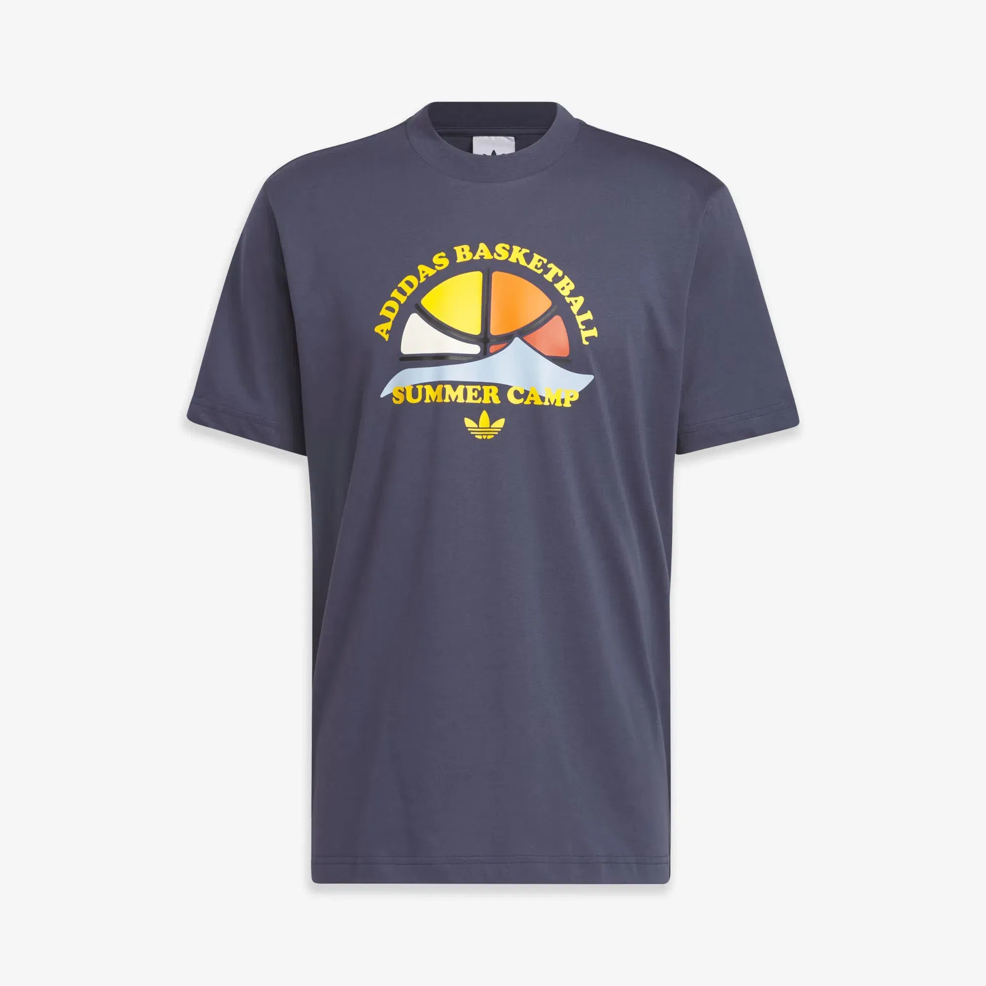 Adidas Originals BASKETBALL SHORT SLEEVE T-Shirt { SHADOW NAVY