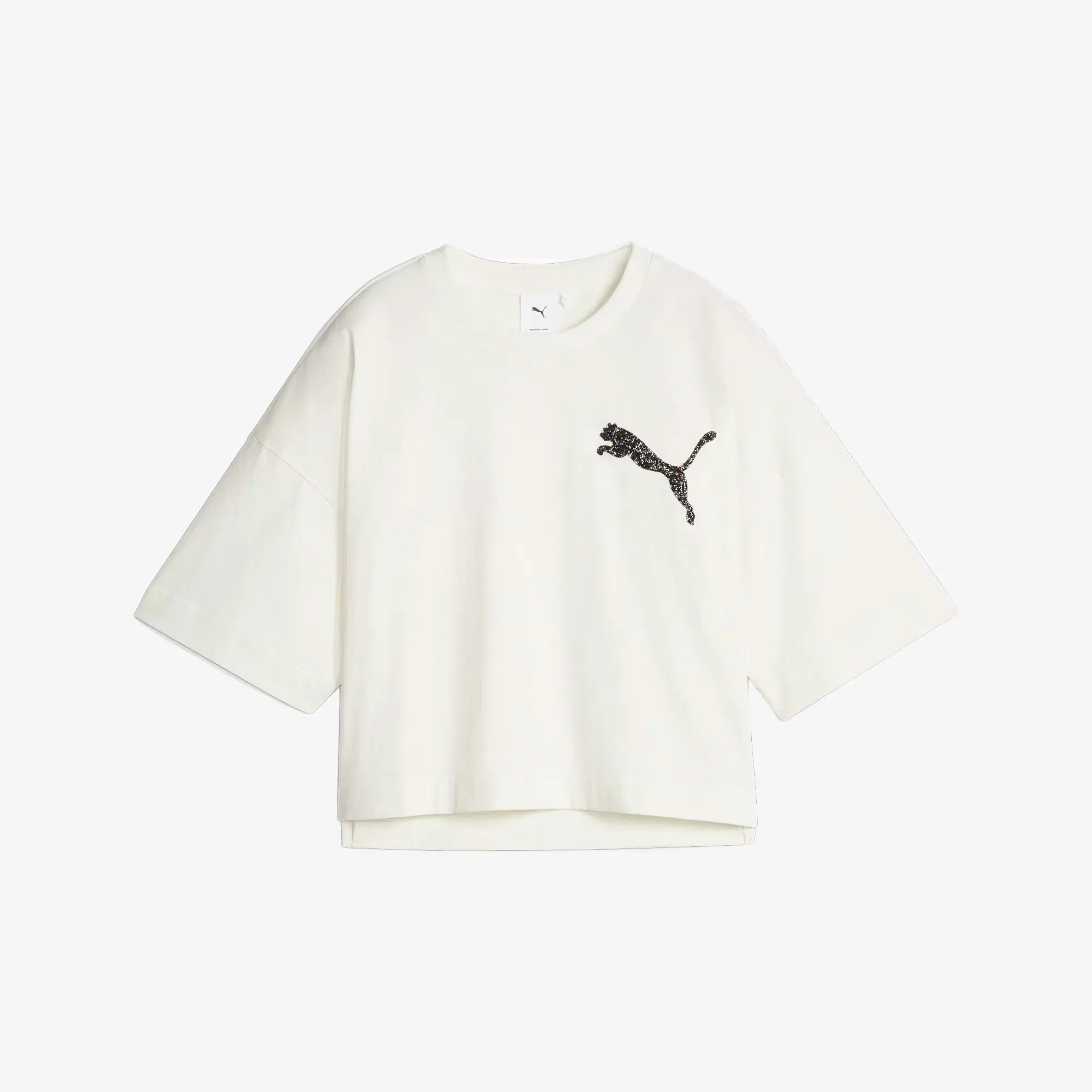Puma SWAROVSKI CRYSTALS T-Shirt { WHITE