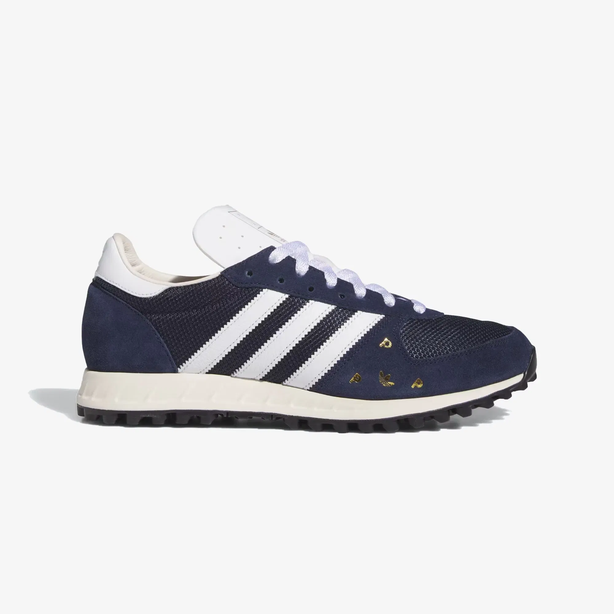 Adidas Originals POP TRADING CO TRX TRAINERS { CLOUD WHITE/NAVY/CHALK WHITE