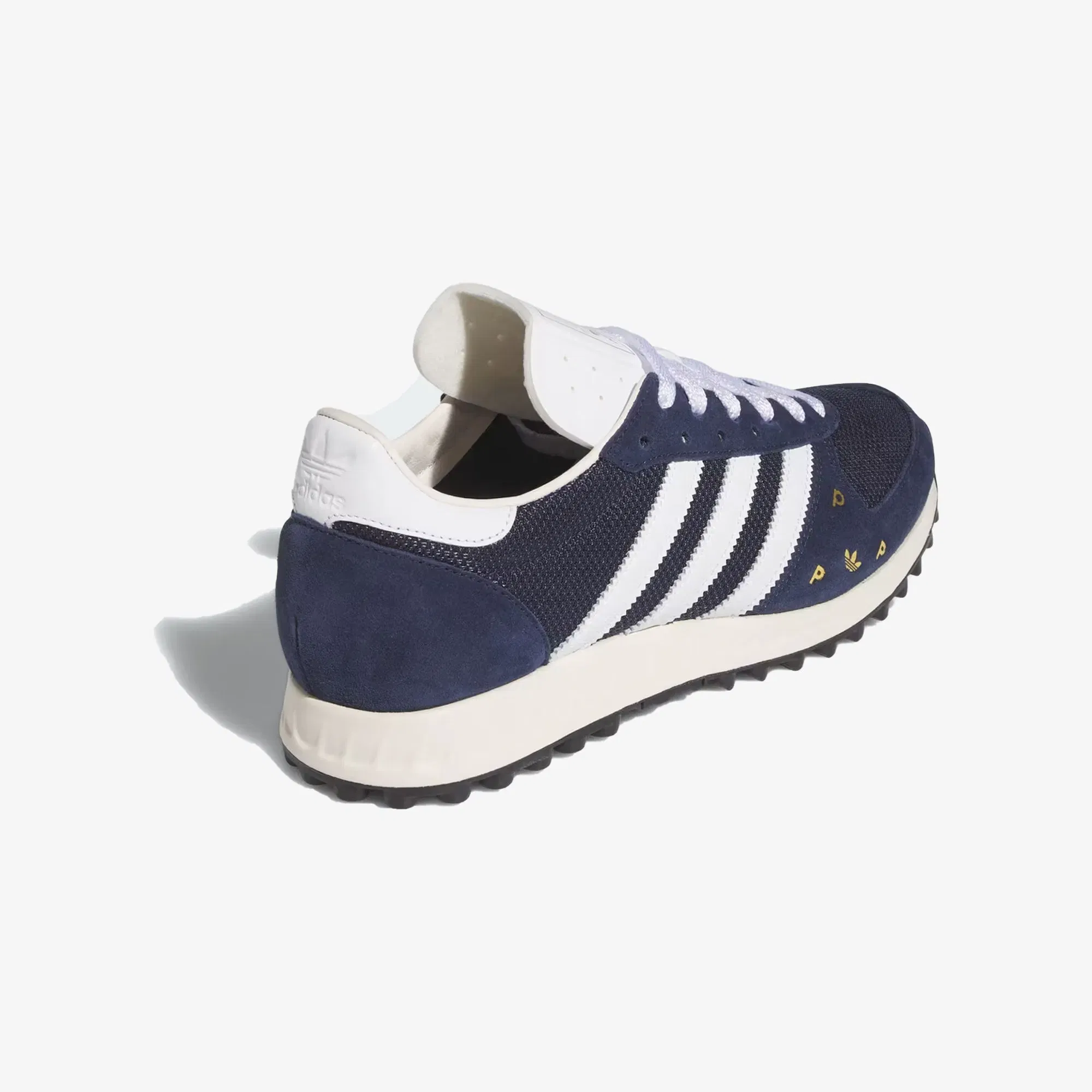 Adidas Originals POP TRADING CO TRX TRAINERS { CLOUD WHITE/NAVY/CHALK WHITE