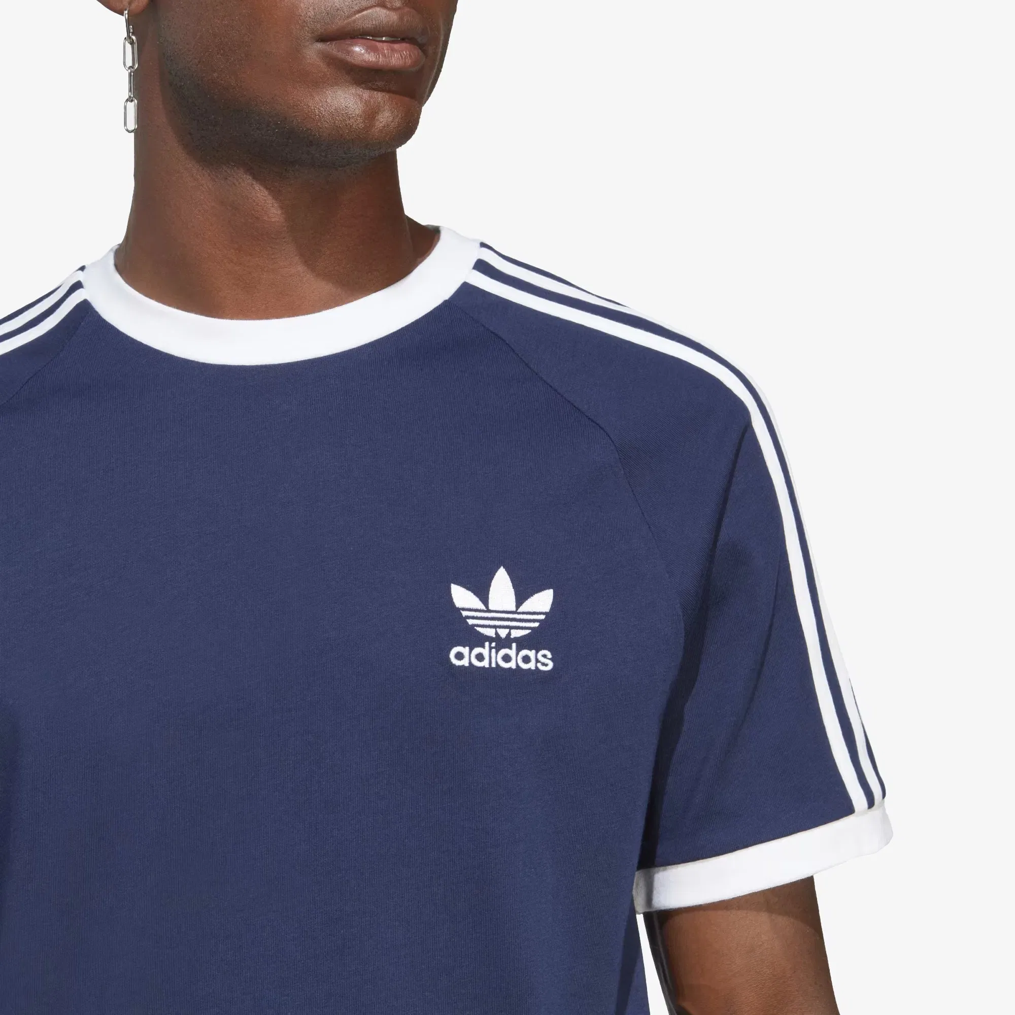 Adidas Originals ADICOLOR CLASSICS 3-STRIPES TEE { NIGHT INDIGO