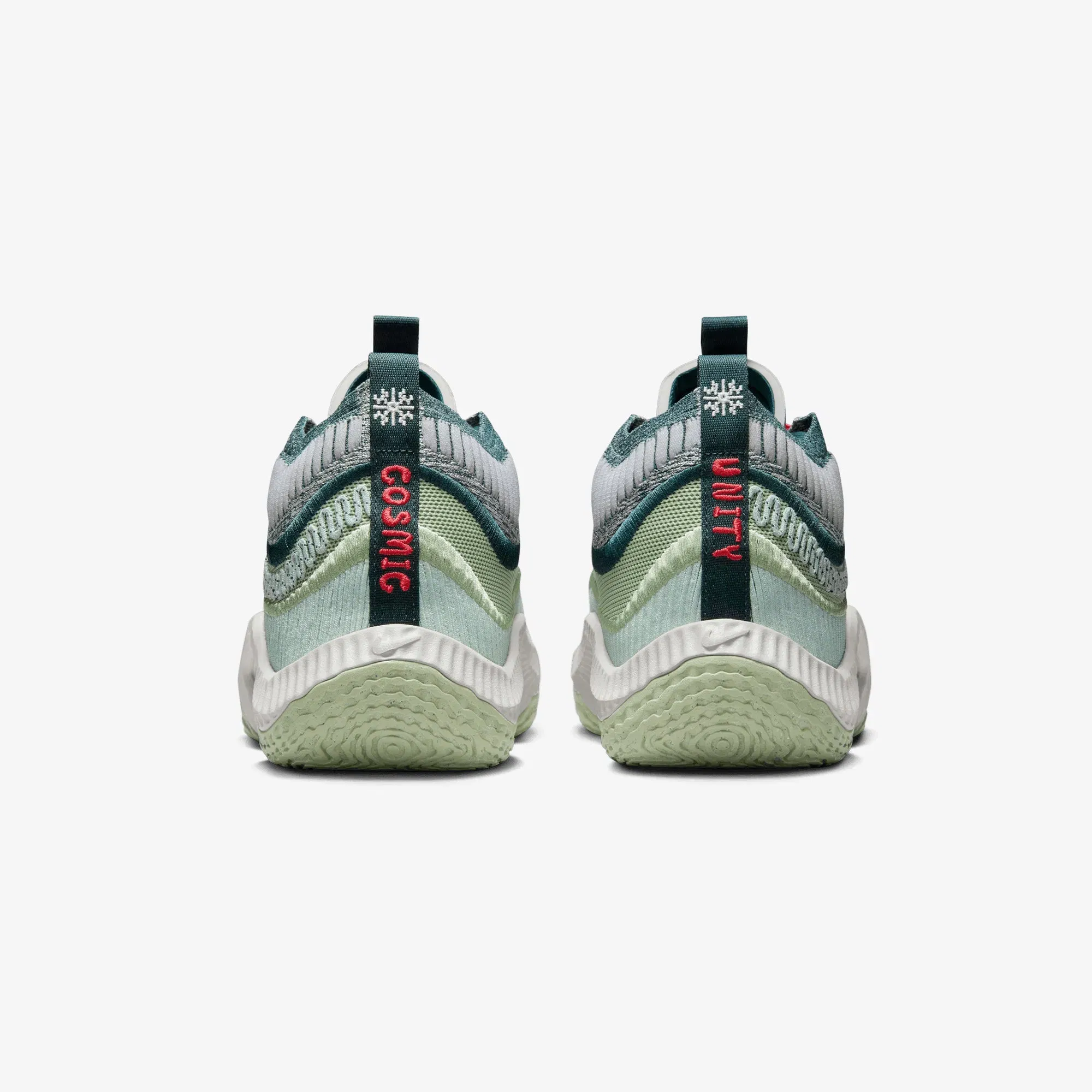 Nike COSMIC UNITY 3 { LIGHT SILVER/WHITE-DEEP JUNGLE-HONEYDEW