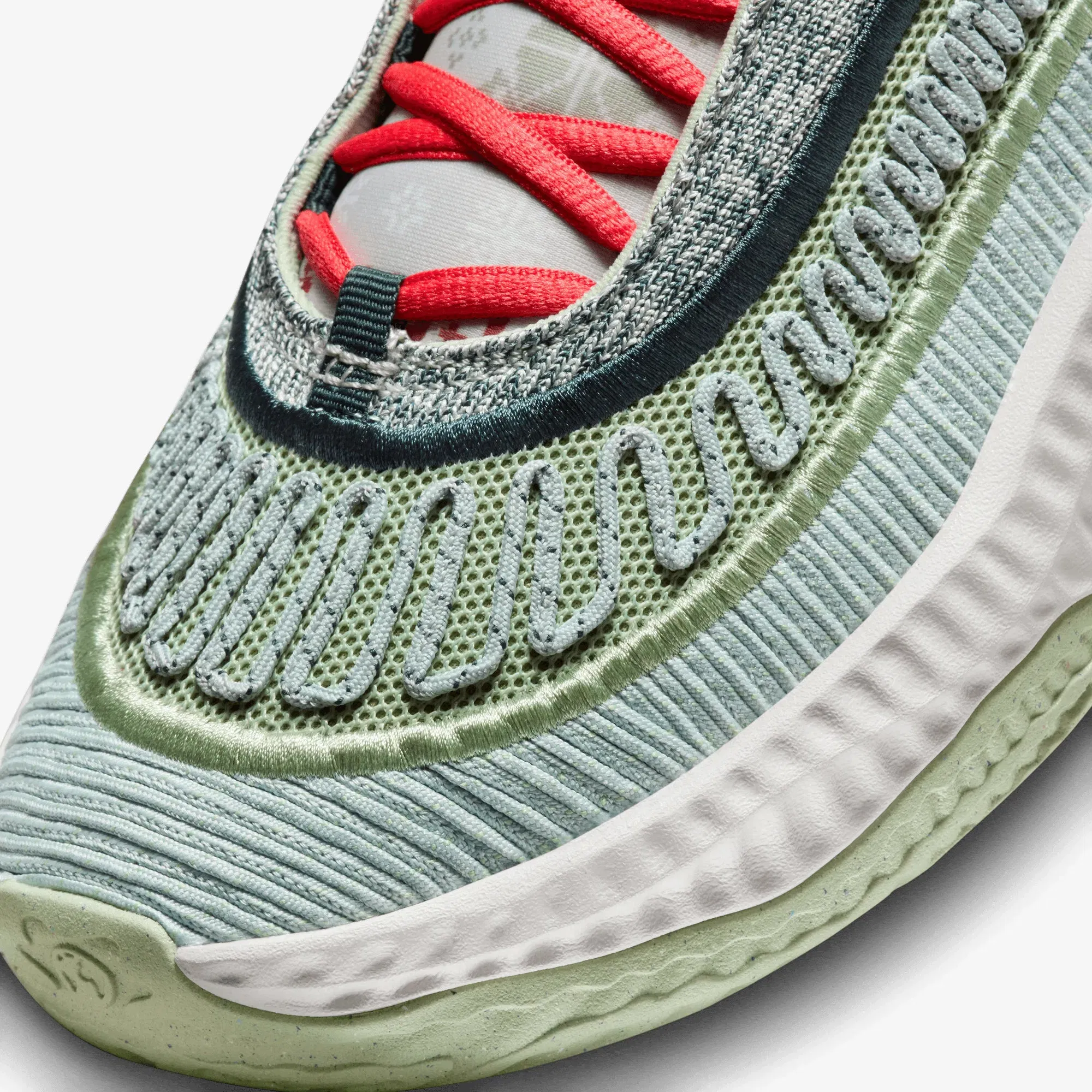 Nike COSMIC UNITY 3 { LIGHT SILVER/WHITE-DEEP JUNGLE-HONEYDEW