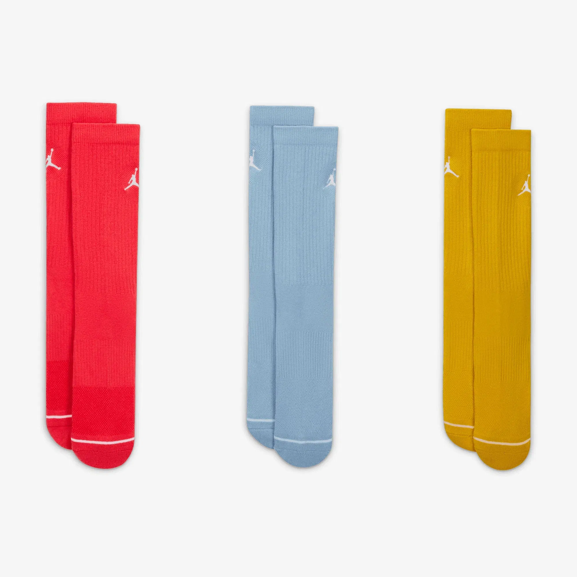 Jordan EVERYDAY CREW SOCKS (3 PAIRS) { MULTI-COLOR