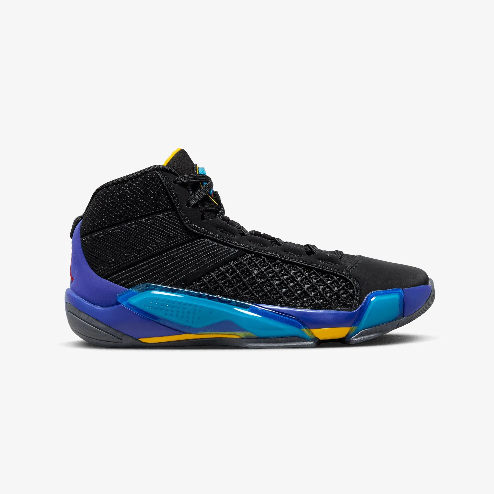 Jordan AIR JORDAN XXXVIII "AQUA" PF { BLACK/TRUE RED-BRIGHT CONCORD-AQUATONE